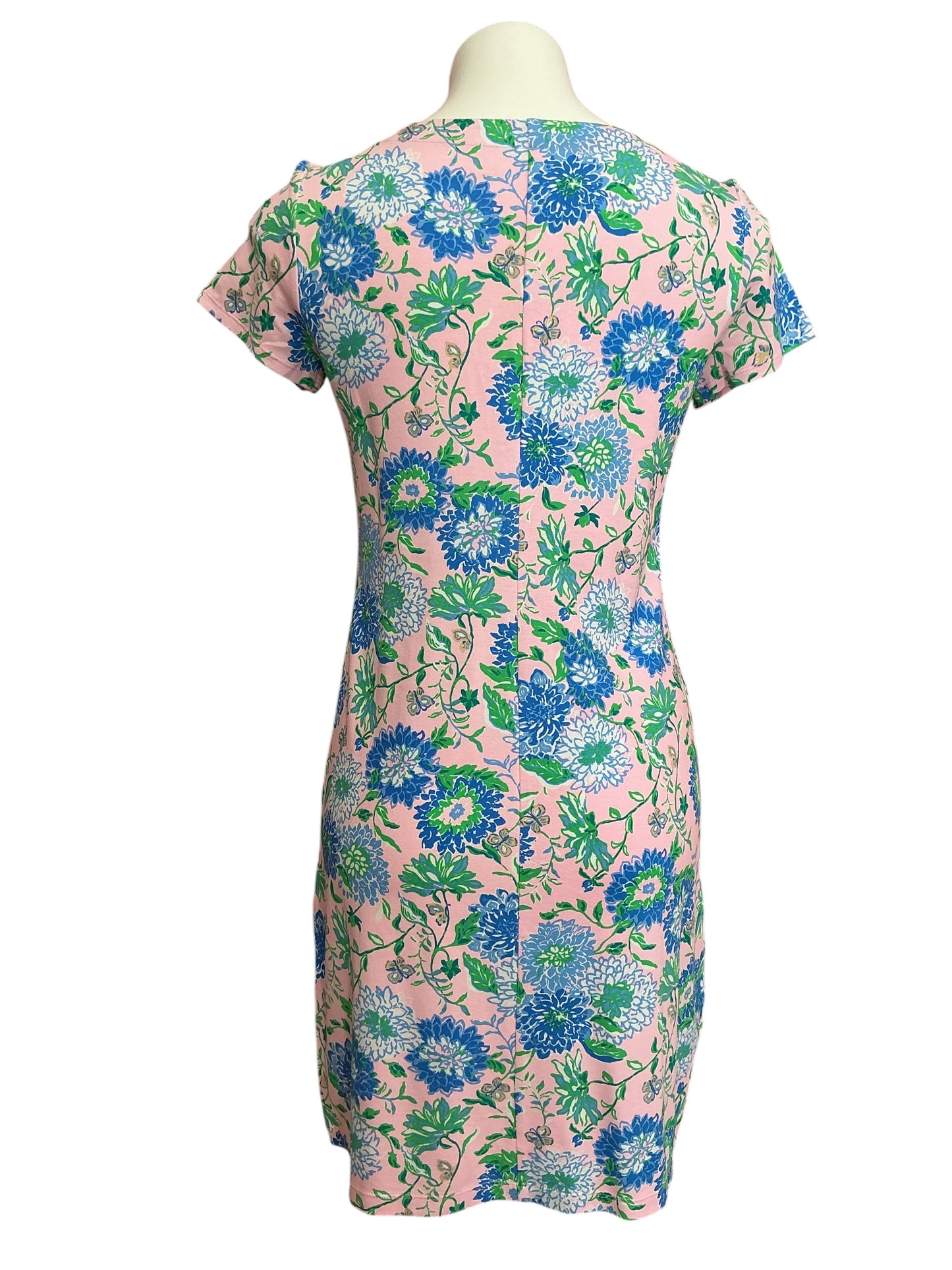 Lilly Pulitzer NWT UPF 50+ Sophiletta Short Sleeve Dress Conch Shell Pink Rumor Has It - Size S