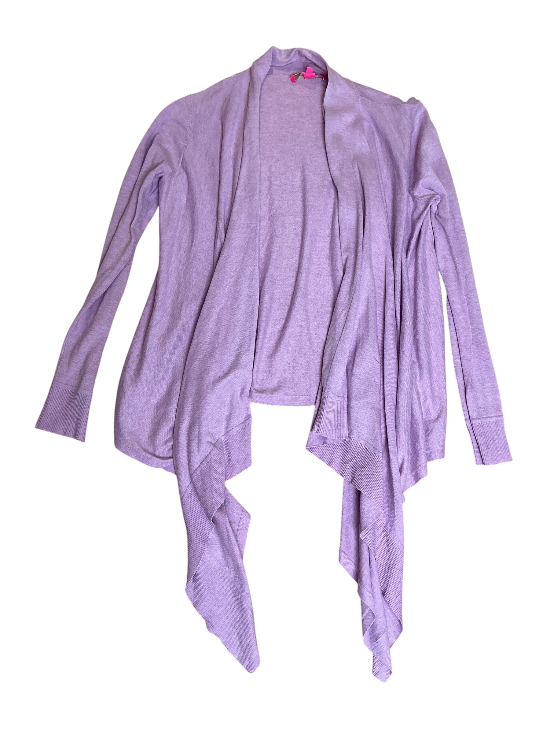 Lilly Pulitzer Danique Cardigan Heathered Lilac Freesia - Size S