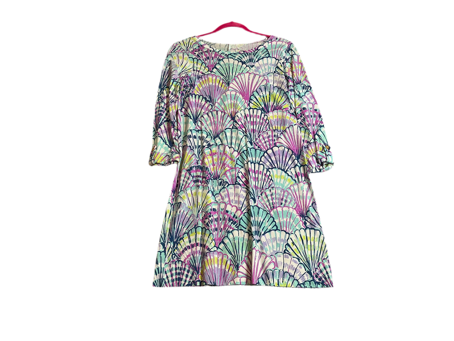 Lilly Pulitzer Linden T-Shirt Dress - Oh Shello - Size XS
