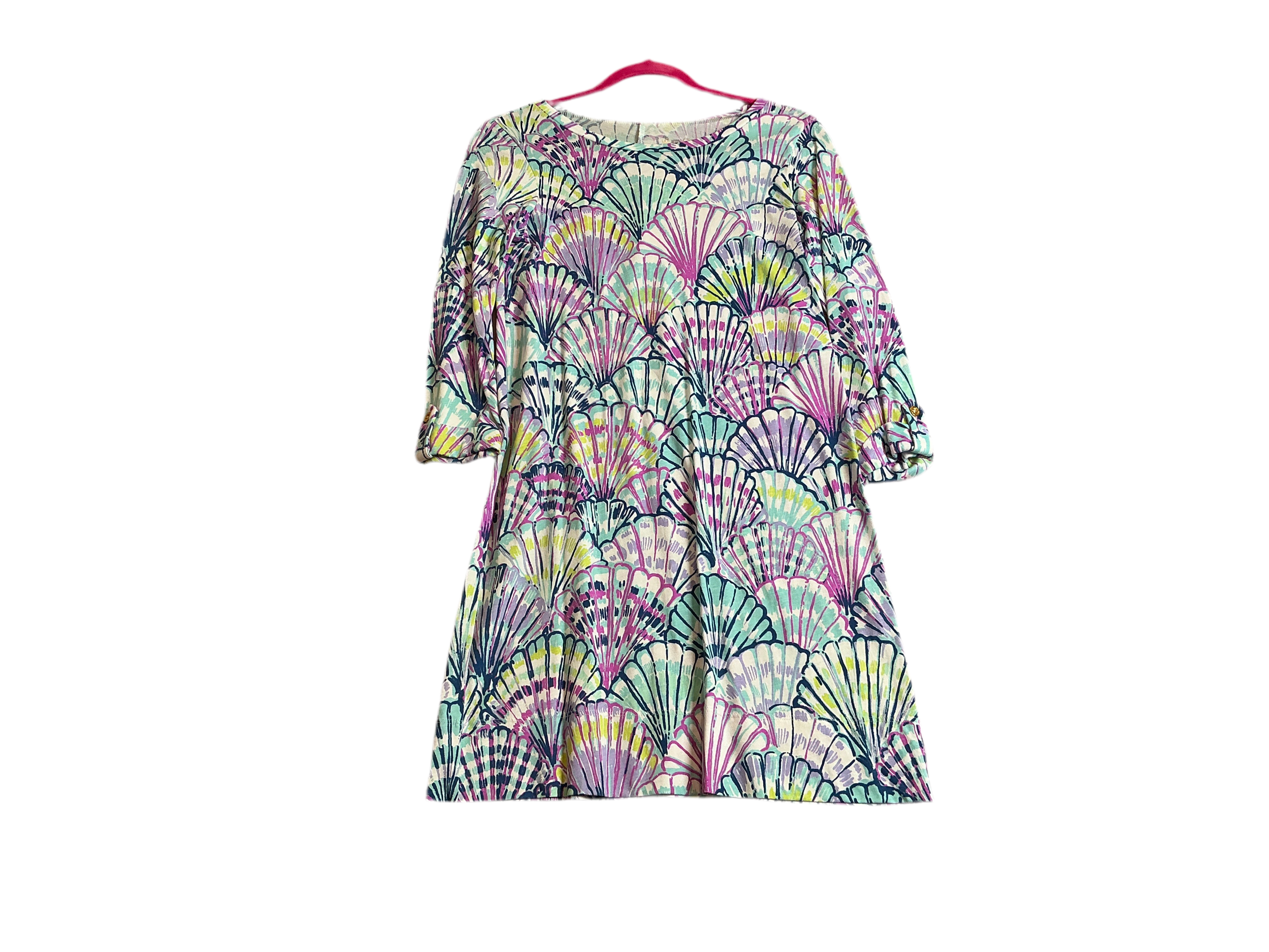 Lilly Pulitzer Linden T-Shirt Dress - Oh Shello - Size XS
