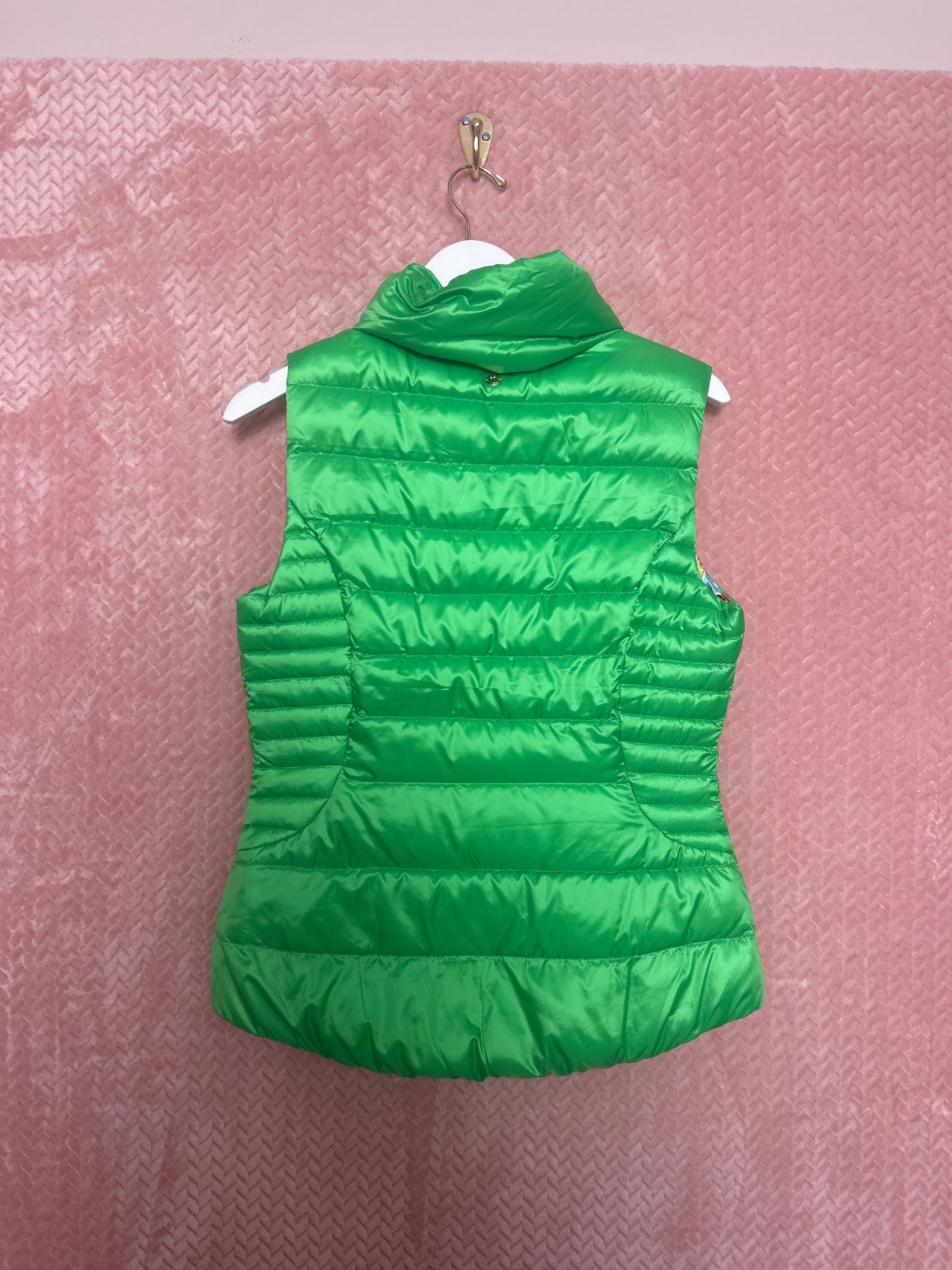Lilly Pulitzer NWT Allie Packable Vest Prep Green - Size M