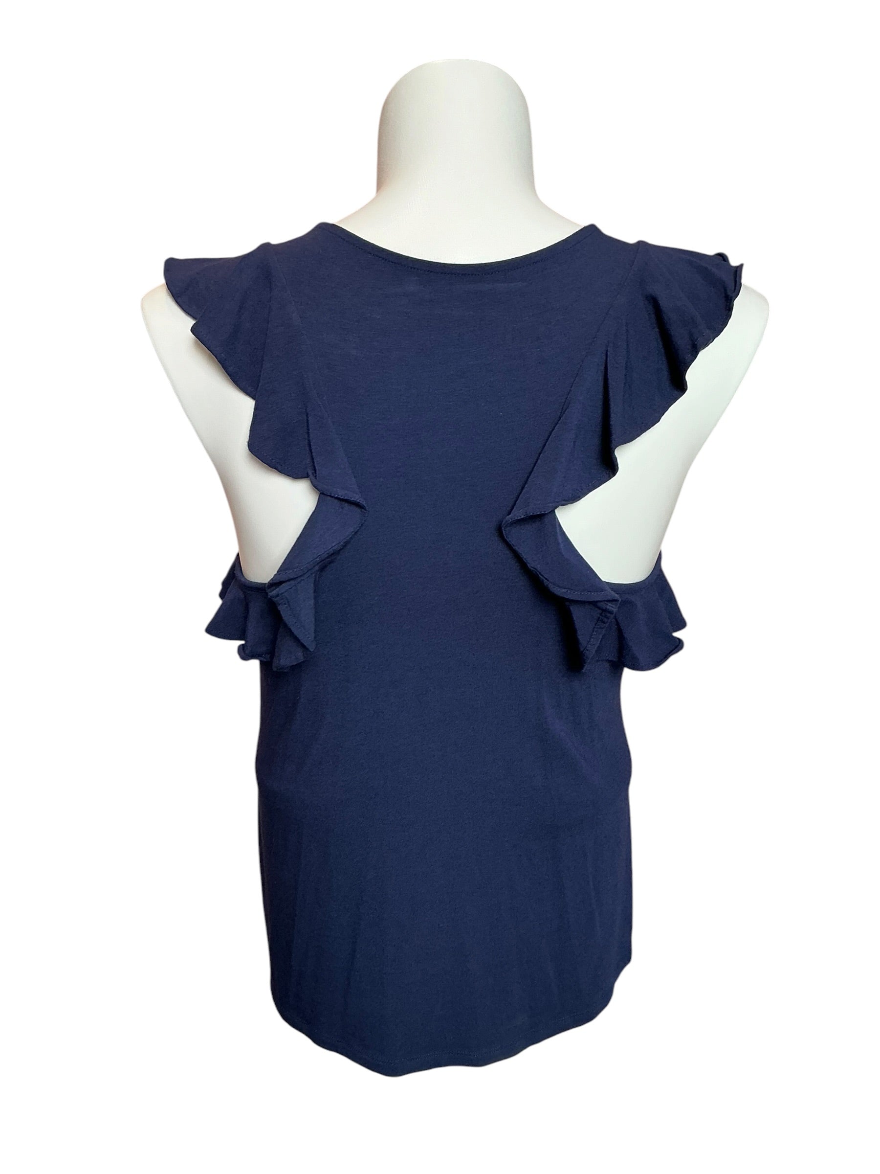Lilly Pulitzer Meredith Tee True Navy Solid - Size L