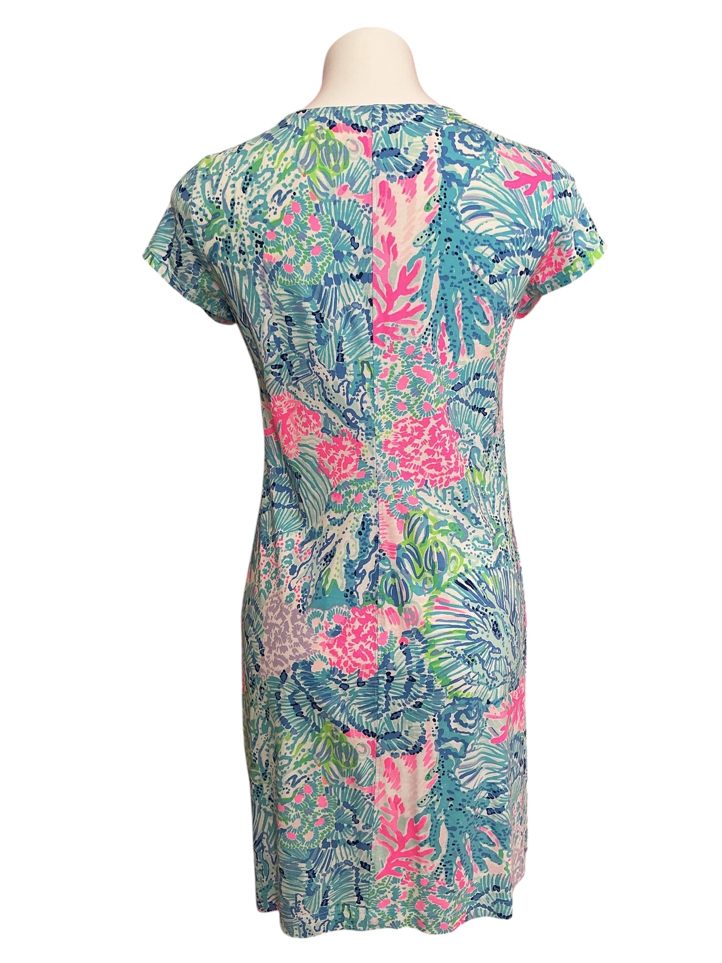 Lilly Pulitzer Brewster T-Shirt Dress Sink Or Swim - Size M