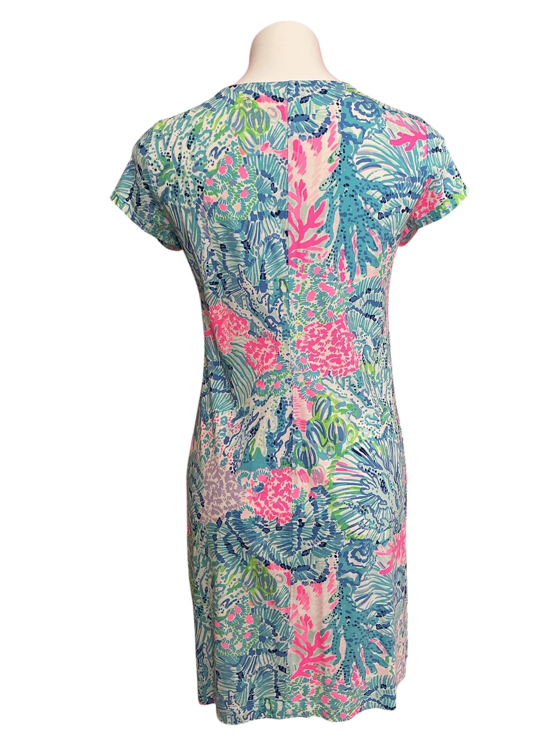 Lilly Pulitzer Brewster T-Shirt Dress Sink Or Swim - Size M