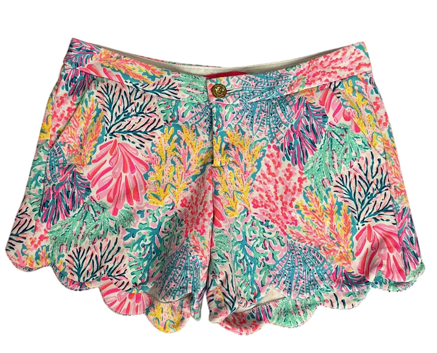 Lilly Pulitzer Buttercup Short Multi Splashdance - Size 6