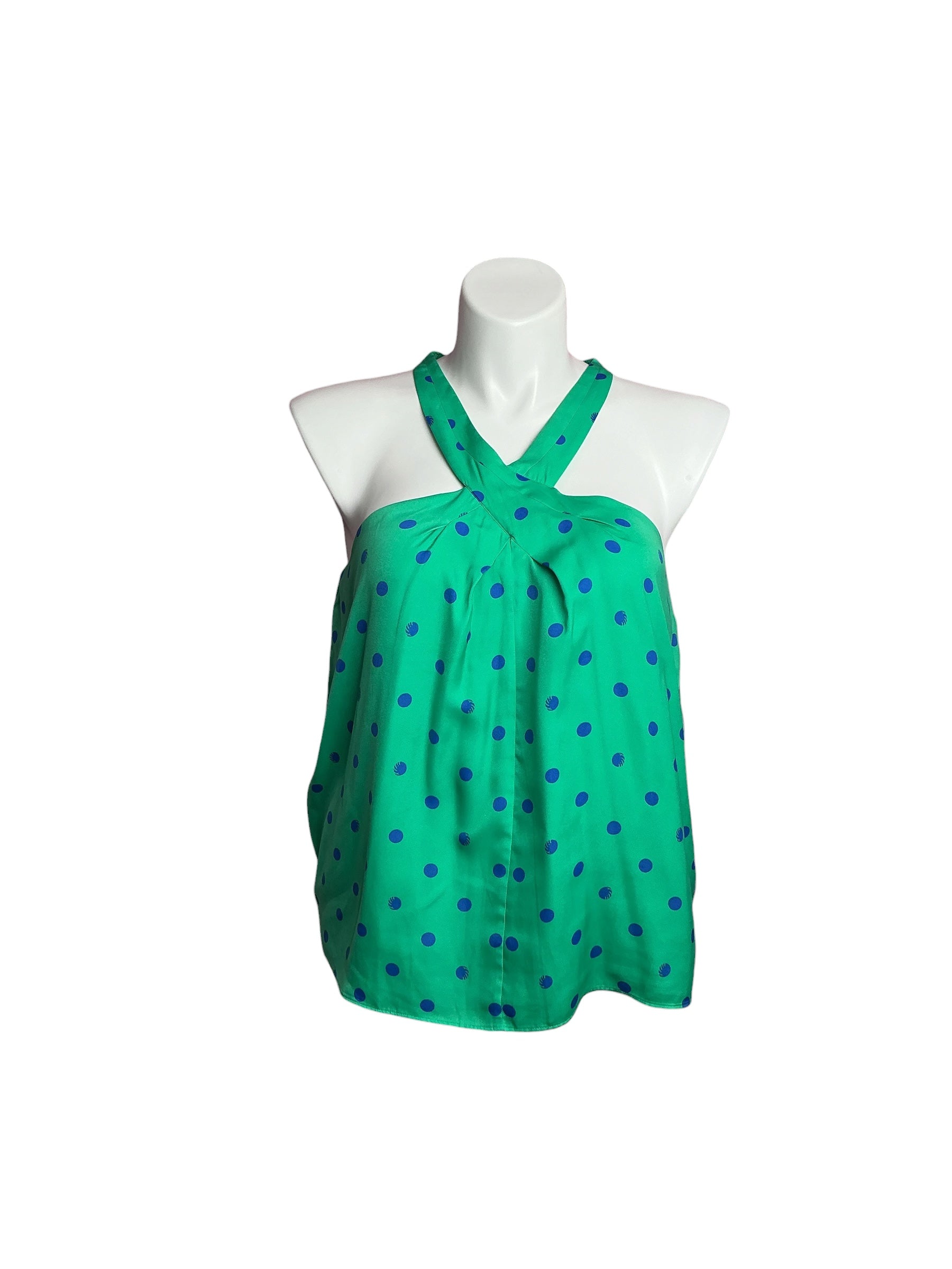 Lilly Pulitzer- Rori Halter Top Botanical Green Hotter Spot Size L