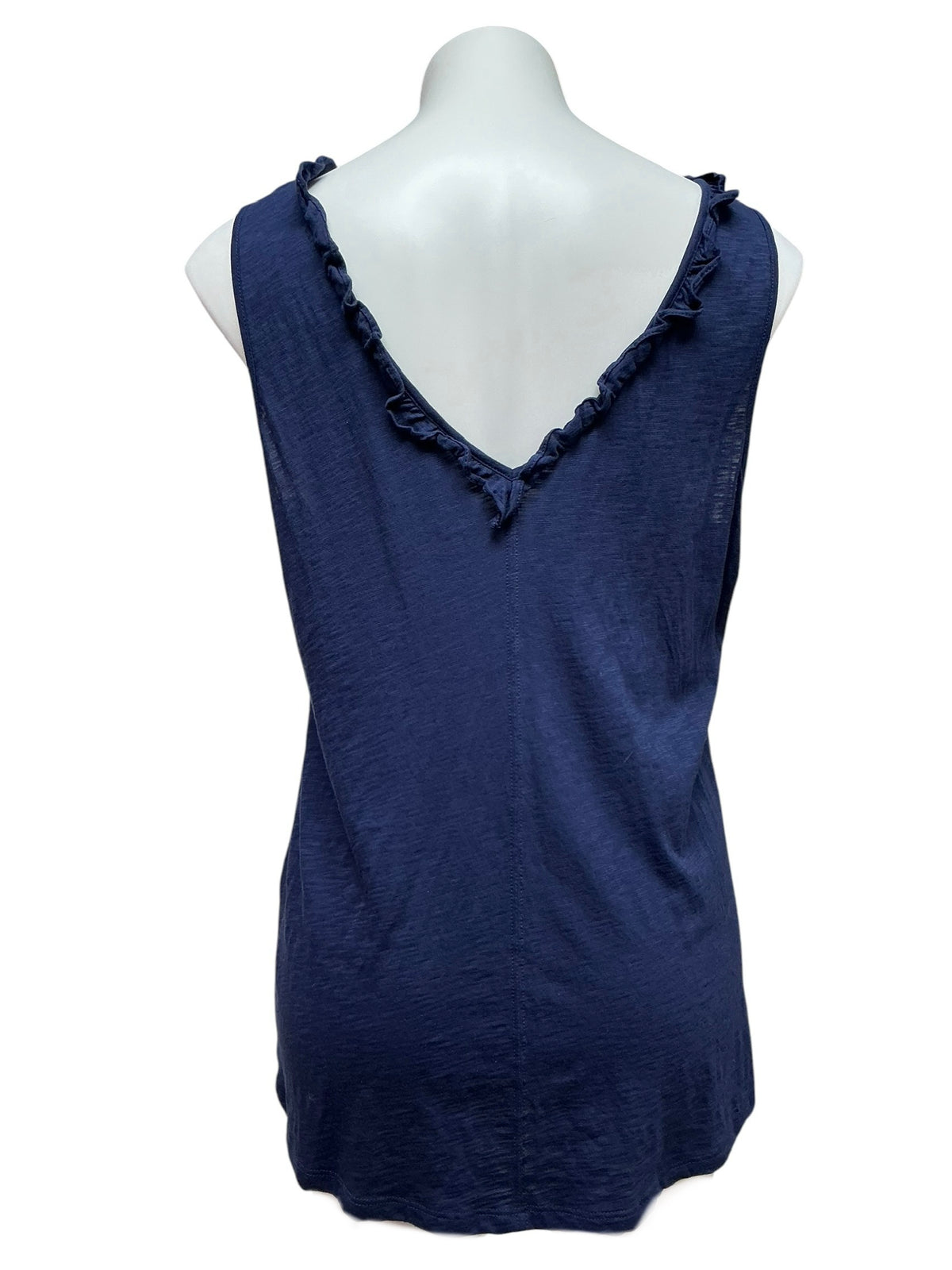 Lilly Pulitzer Gigi Ruffle Top True Navy - Size L