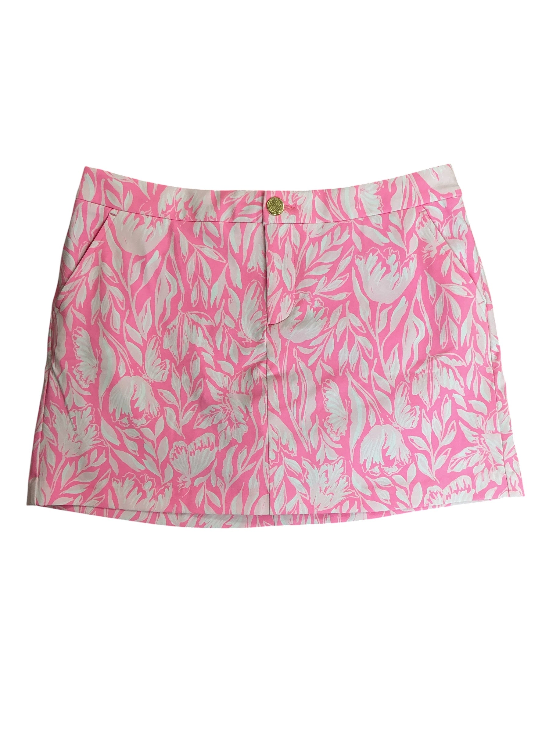 Lilly Pulitzer NWT Colette Knit Skort Rousseau Pink Tulip To Tango - Size 8