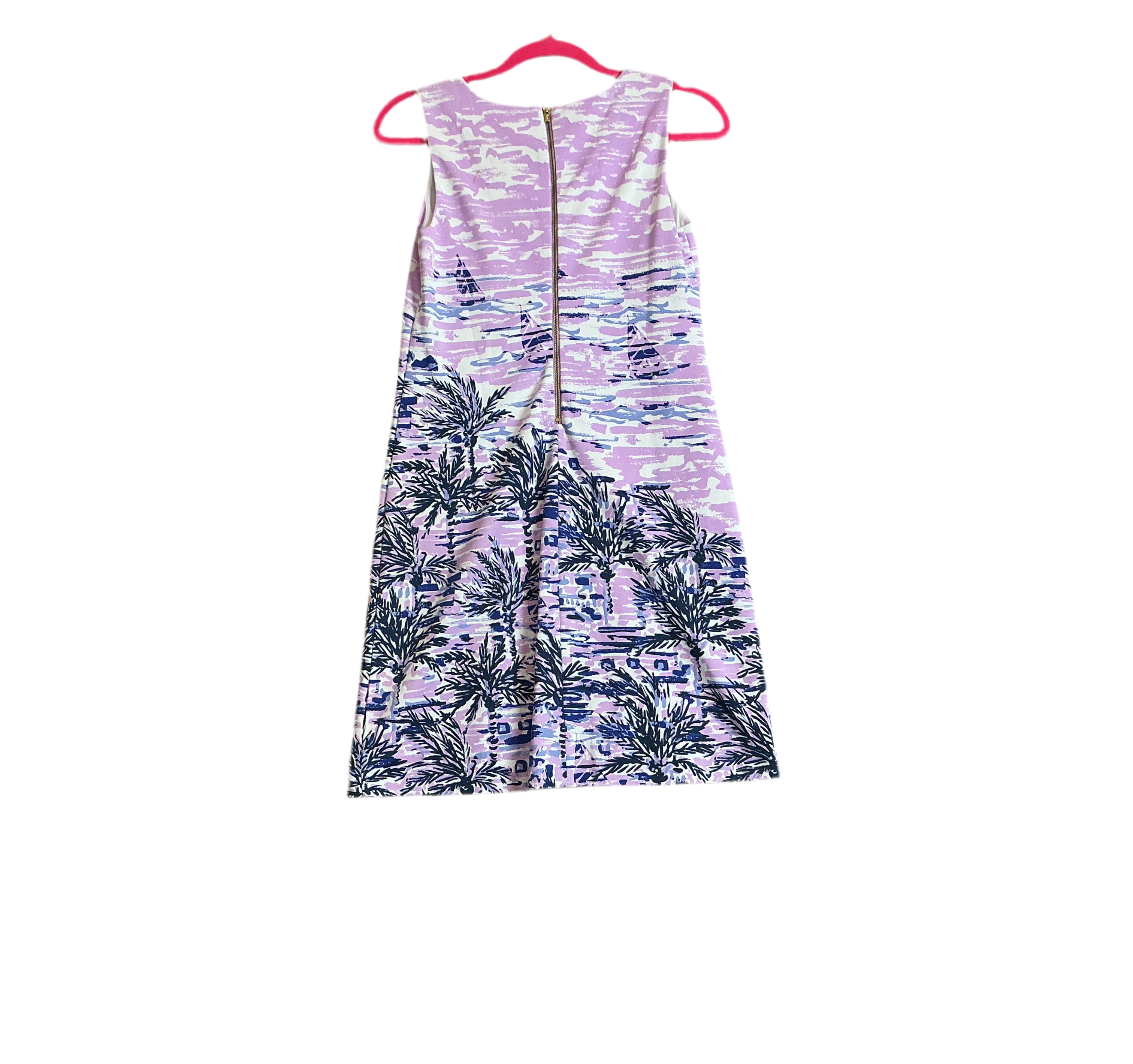 Lilly Pulitzer Gellar shift dress in the "Purple Iris On The Horizon" print - Size XS