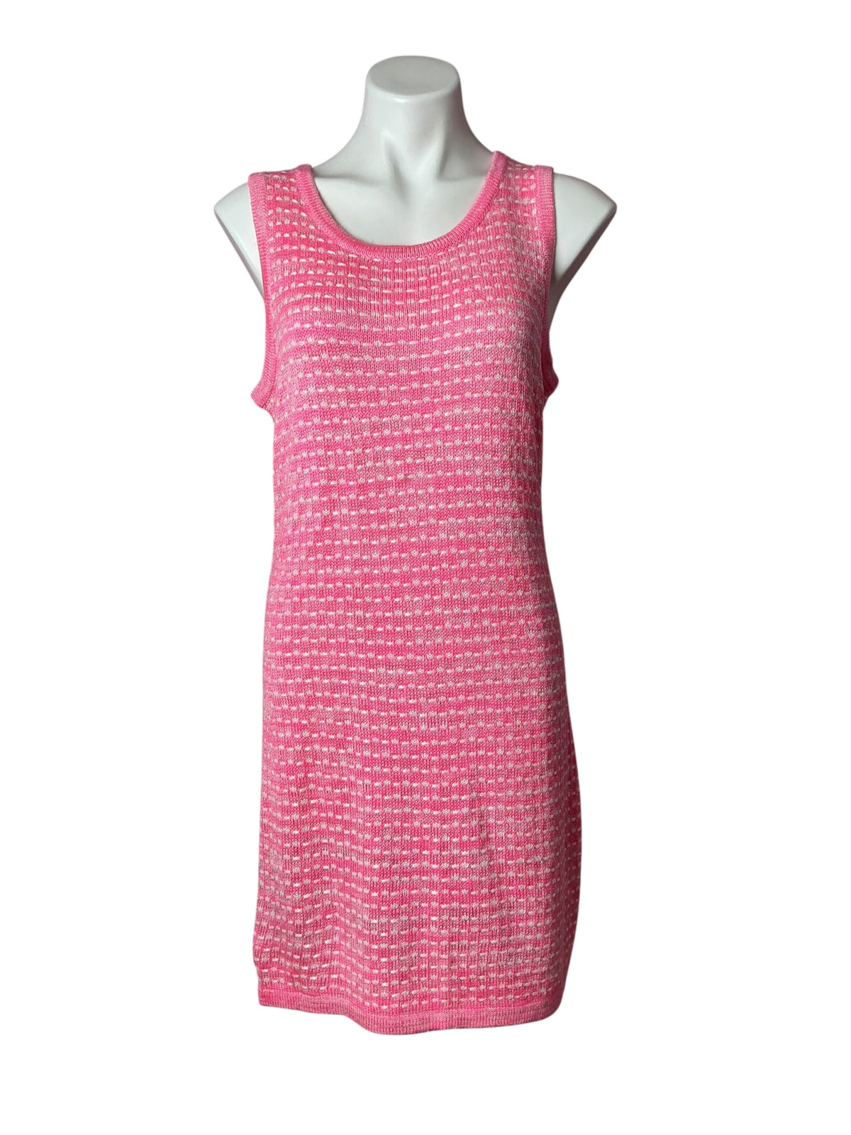 Lilly Pulitzer Carlow Sweater Dress Rousseau Pink Metallic Marl - Size L