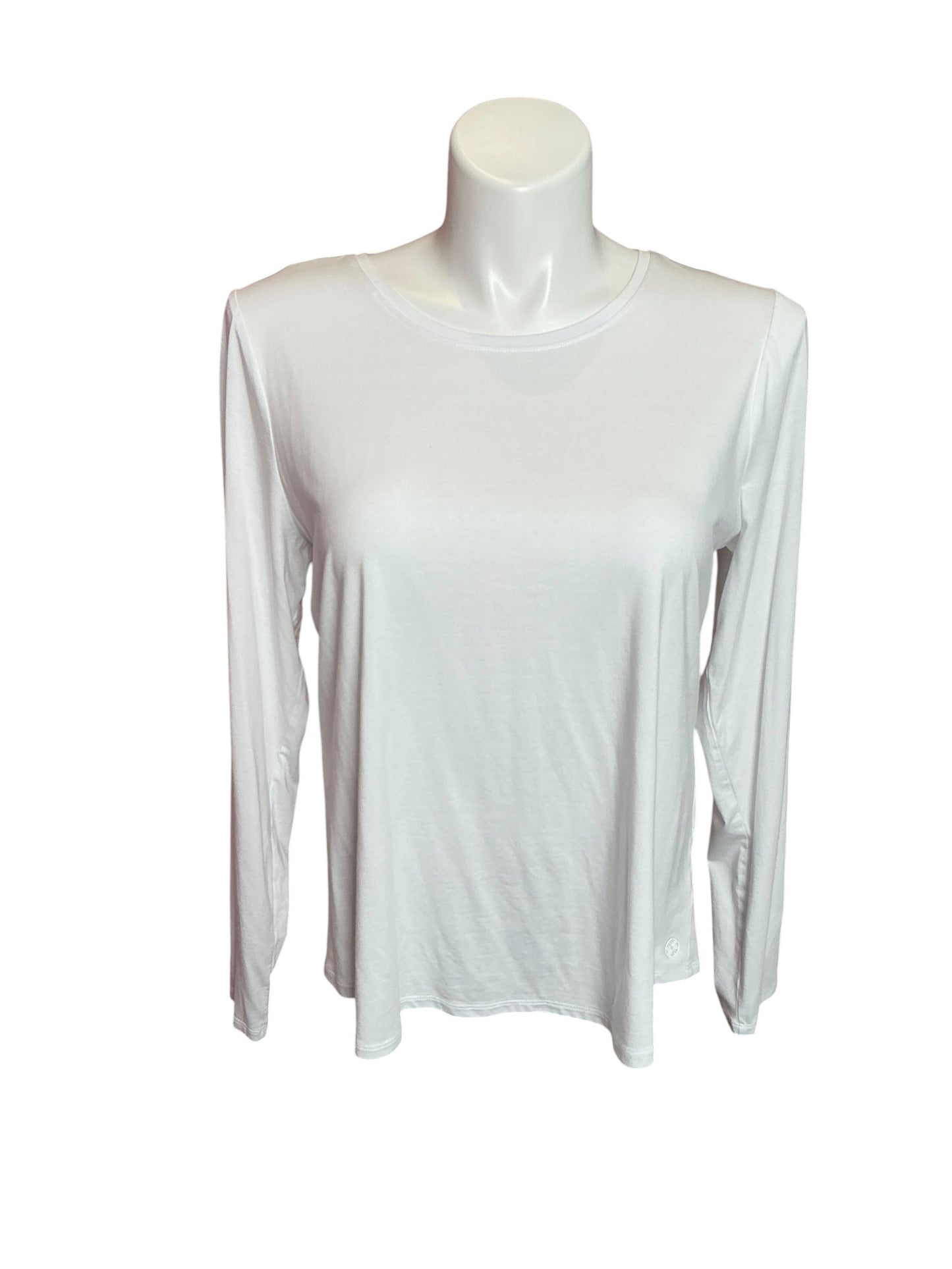 Lilly Pulitzer Westley Long Sleeve Tee Resort White - Size XL