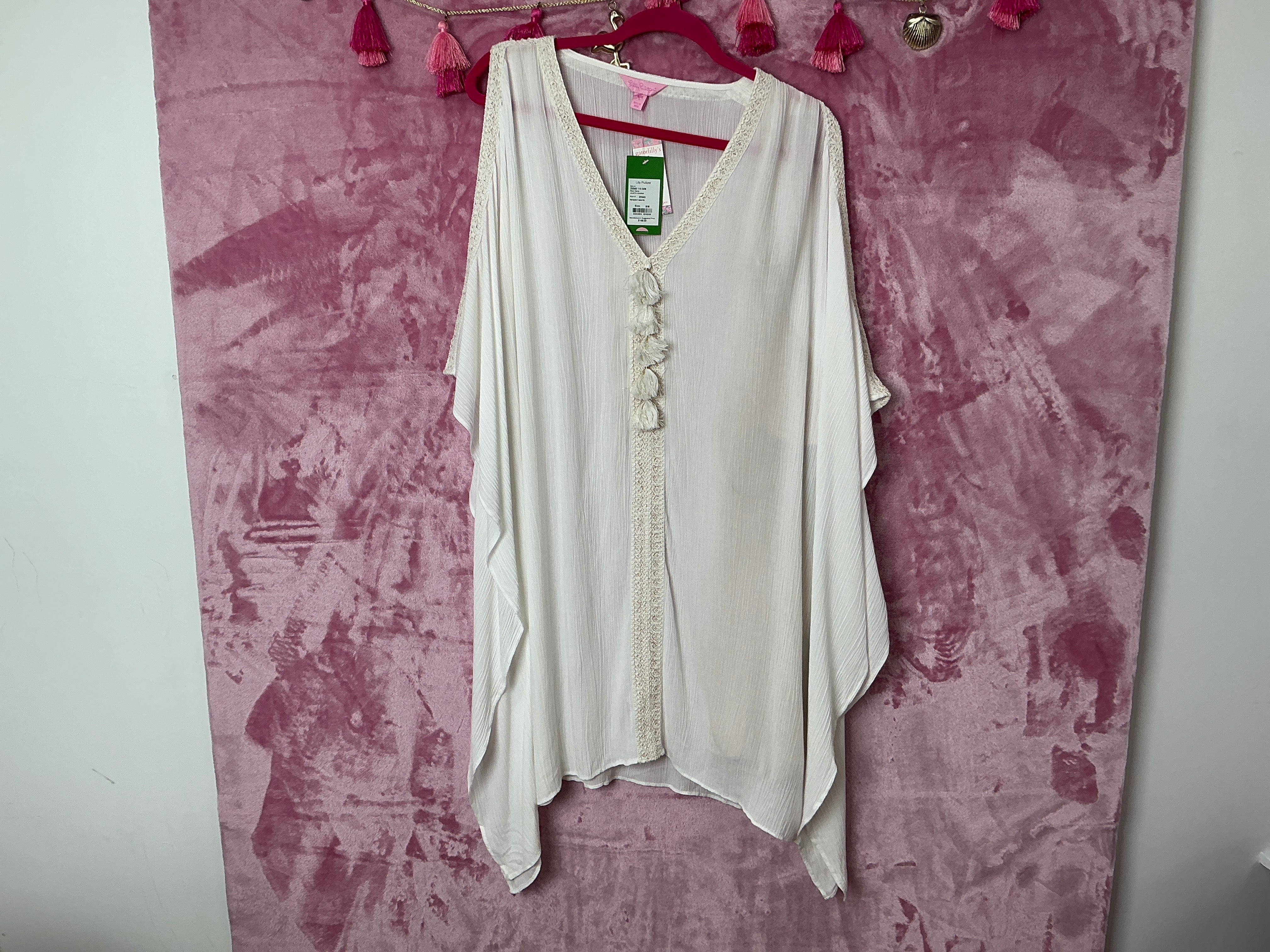 Lilly Pulitzer Coverup NWT - Julietta Coverup - Resort White - Size S/M