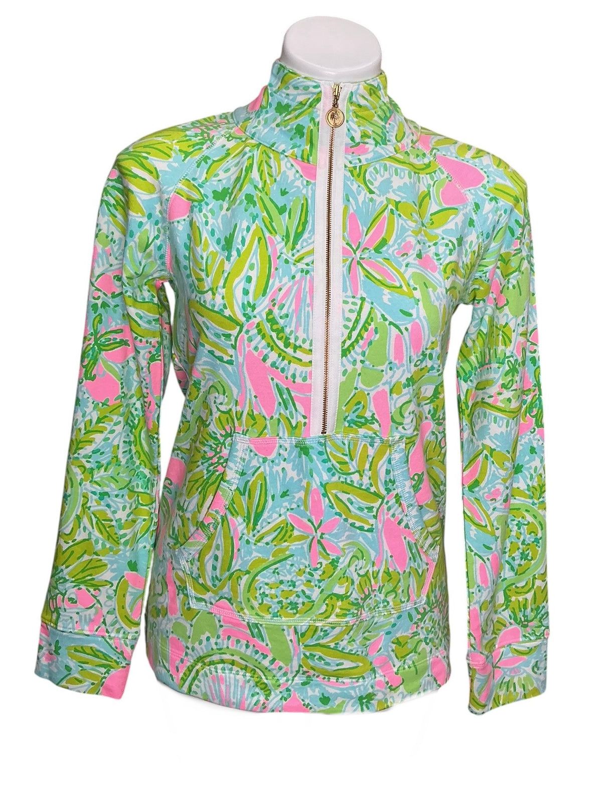 Lilly Pulitzer NWT Skipper Popover Top Multi Coconut Jungle - Size S