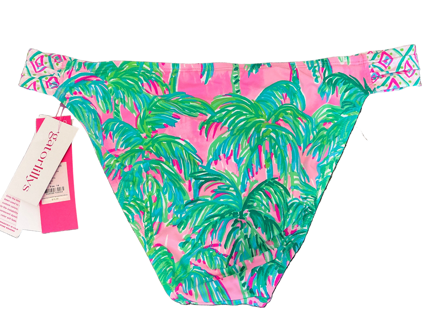 Lilly Pulitzer NWT - Clancy Bottom - Pink Blossom - Suite Views - Size 14