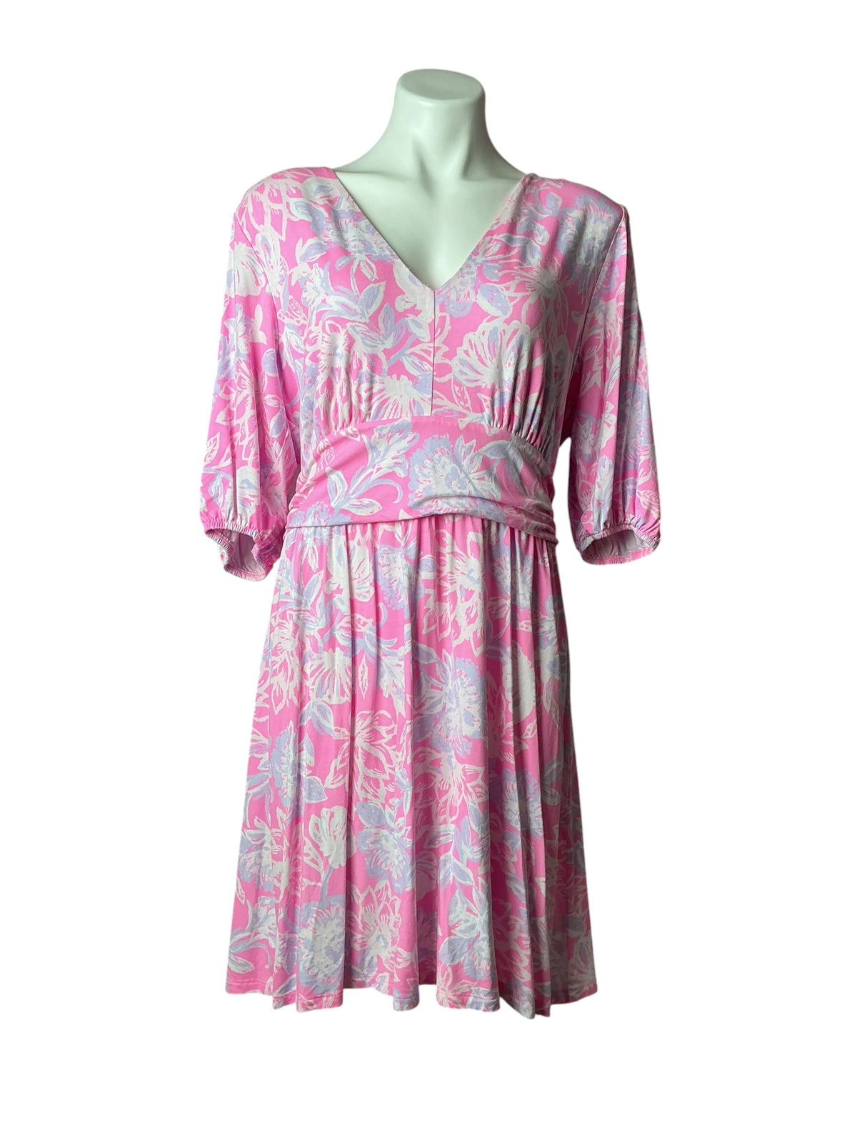 Lilly Pulitzer Brightan Dress Rousseau Pink Zen Garden - Size 16