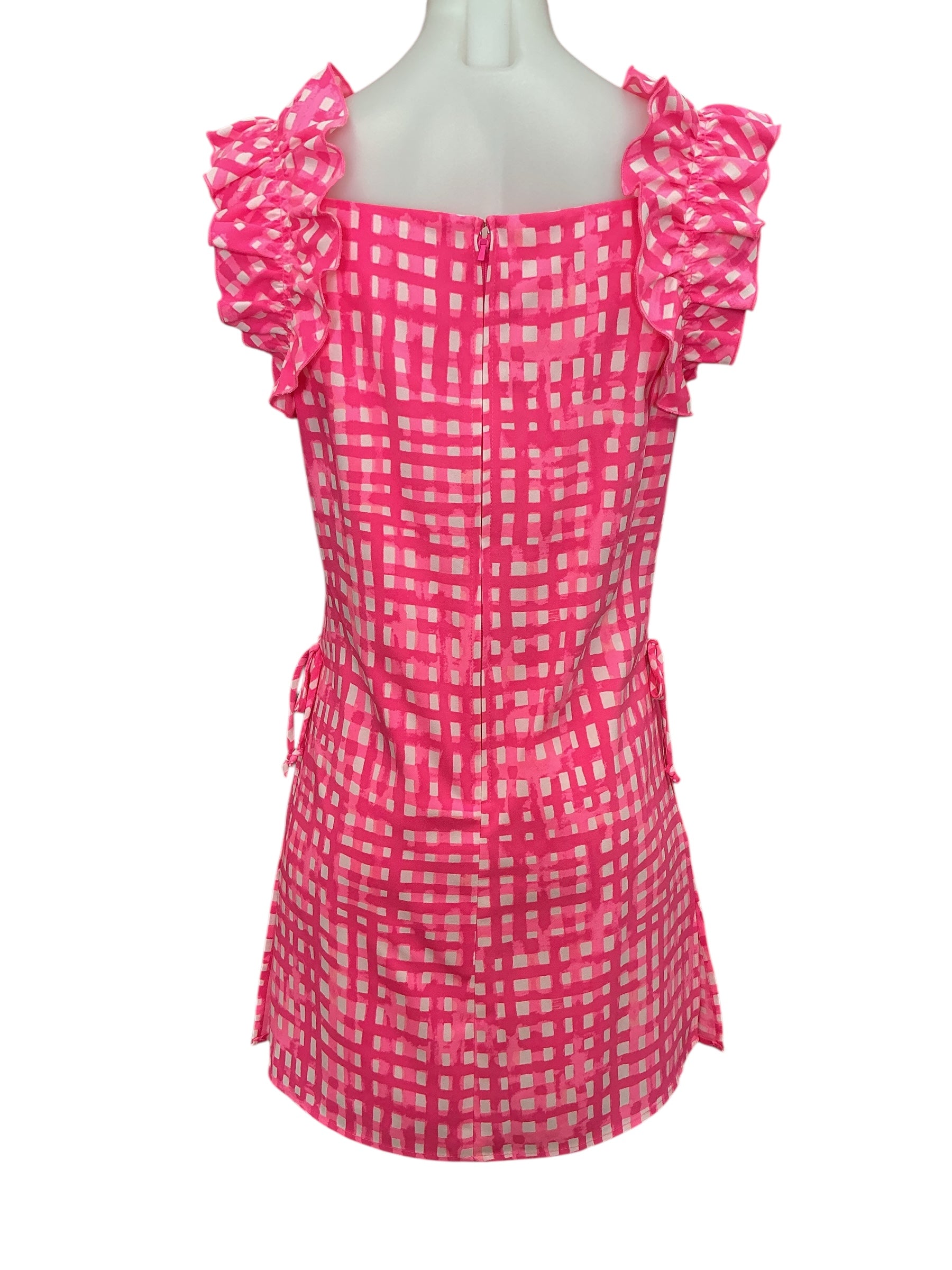 Lilly Pulitzer Everleigh Romper Pink Tropics Feelin Beachy - Size 4