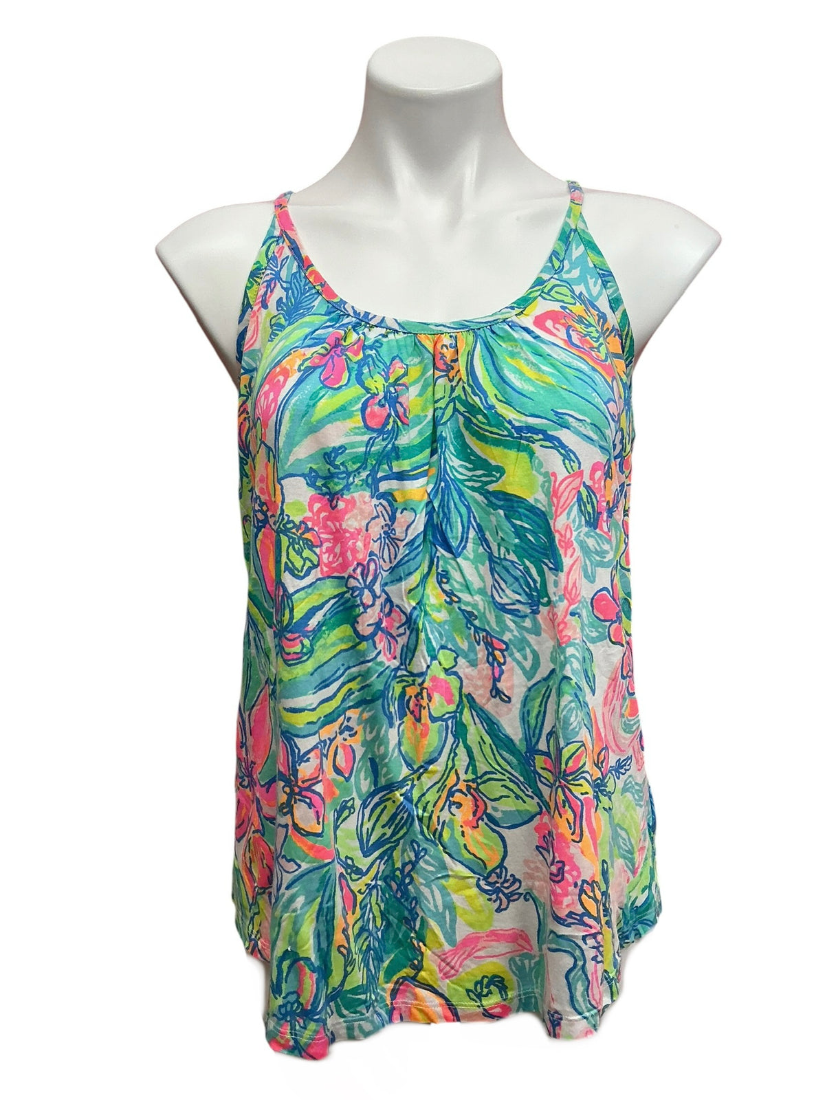 Lilly Pulitzer Dusk Strappy Tank Top Surf Gypsea - Size M