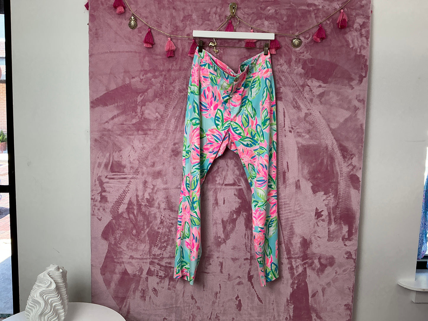 Lilly Pulitzer NWT Kelly High Rise Skinny Ankle Pant - Size 16