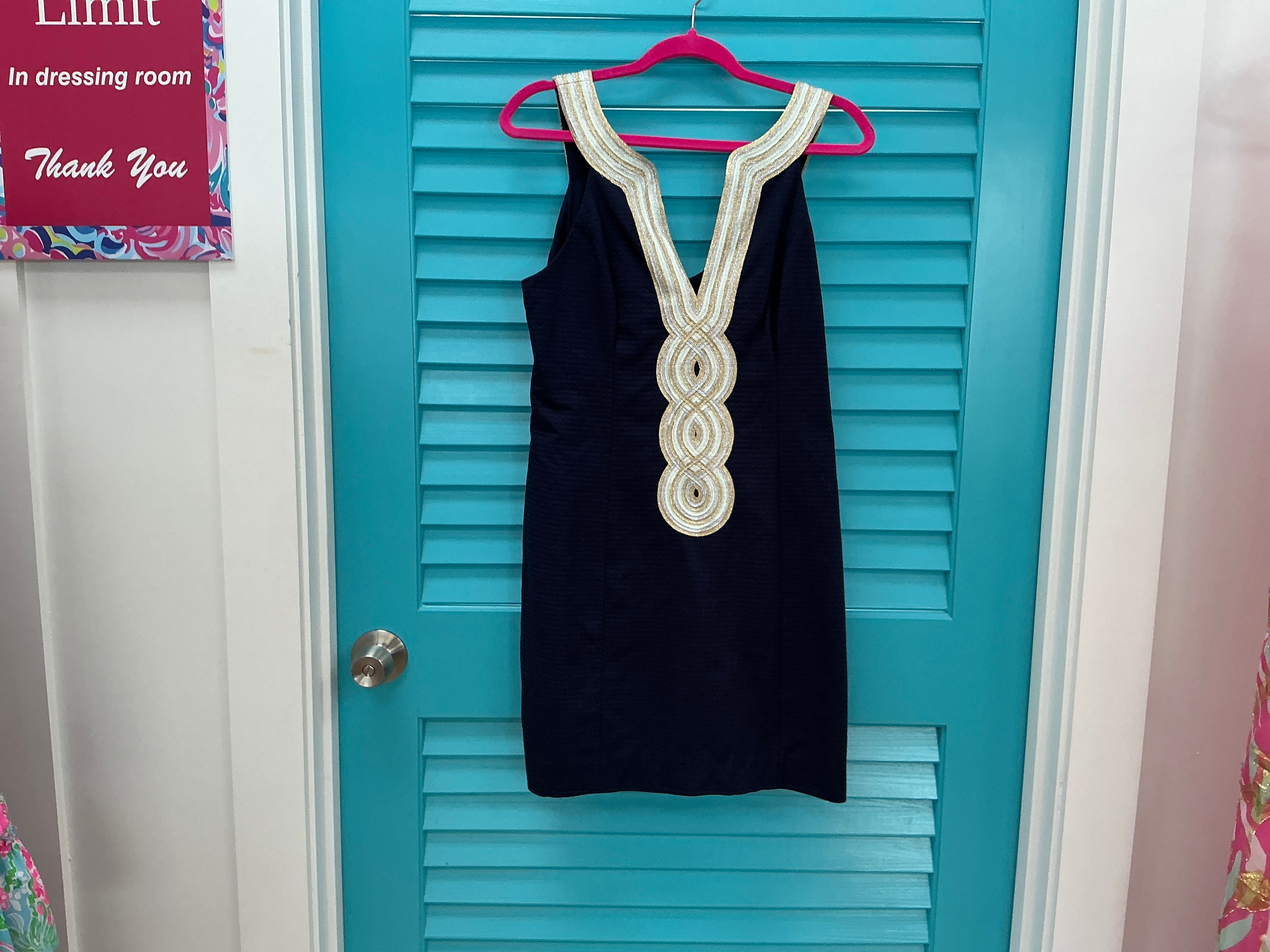 Lilly Pulitzer NWT Valli Shift True Navy - Size 8