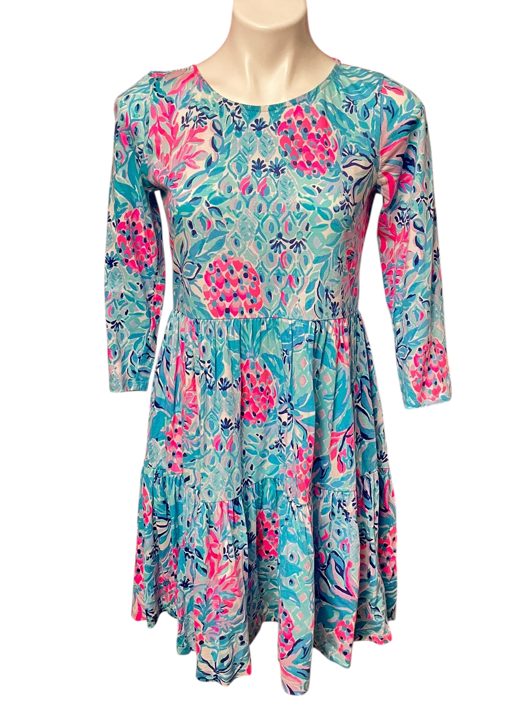 Lilly Pulitzer Geanna Swing Dress - Zanzibar Blue Party Princess - Size S