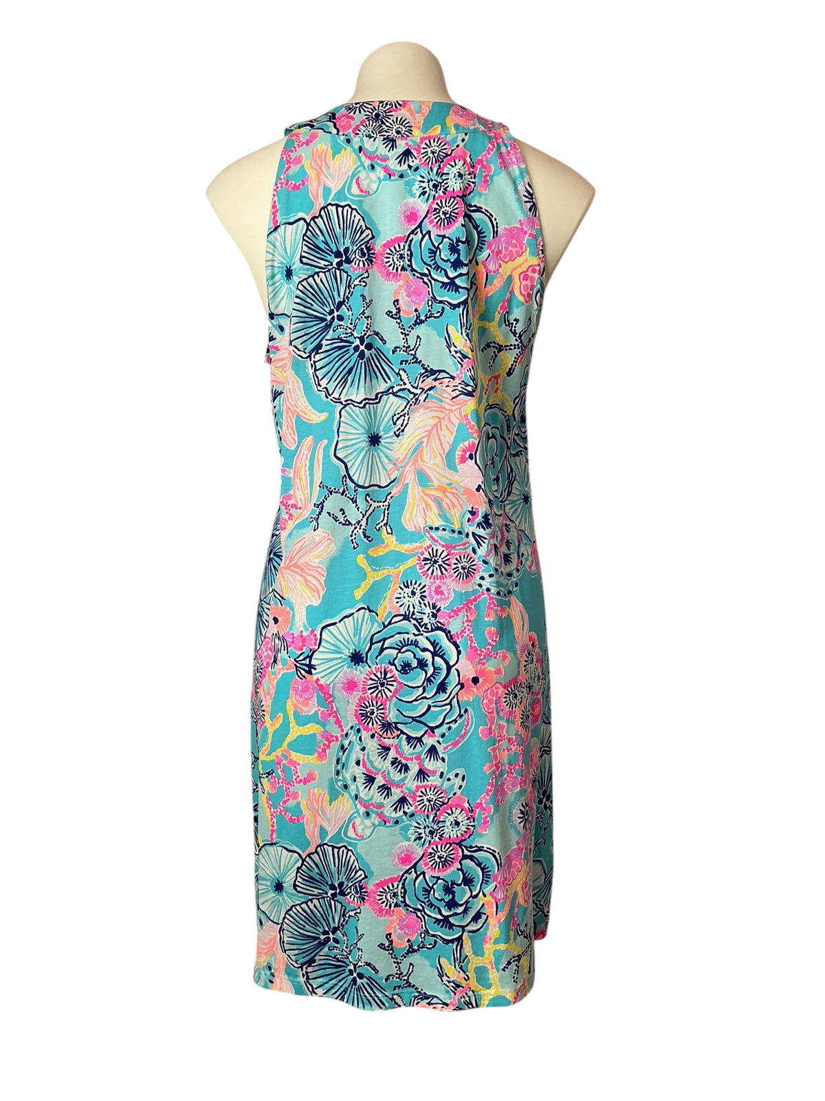 Lilly Pulitzer Ross Shift Dress Bali Blue Once Upon A Tide - Size M