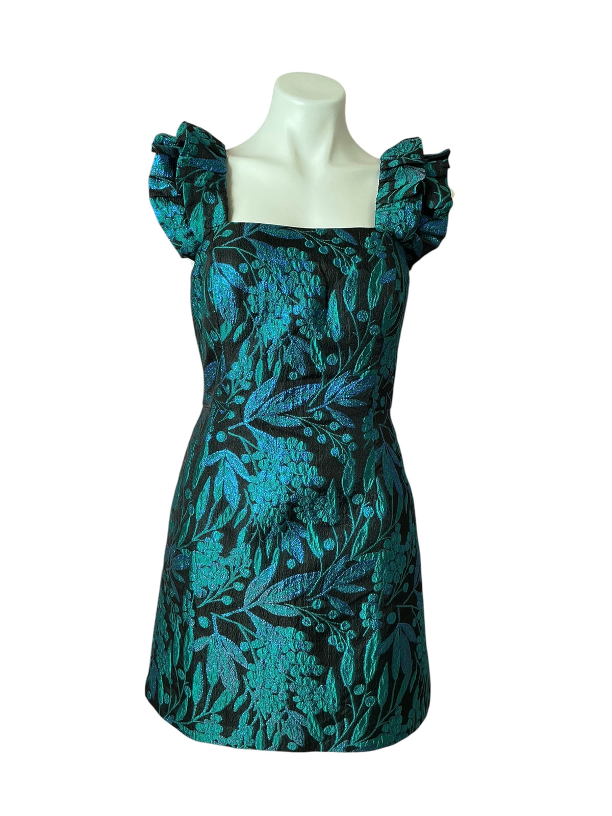 Lilly Pulitzer Lolina Brocade Romper Deep Lagoon Berry Wild Metallic Brocade - Size 6