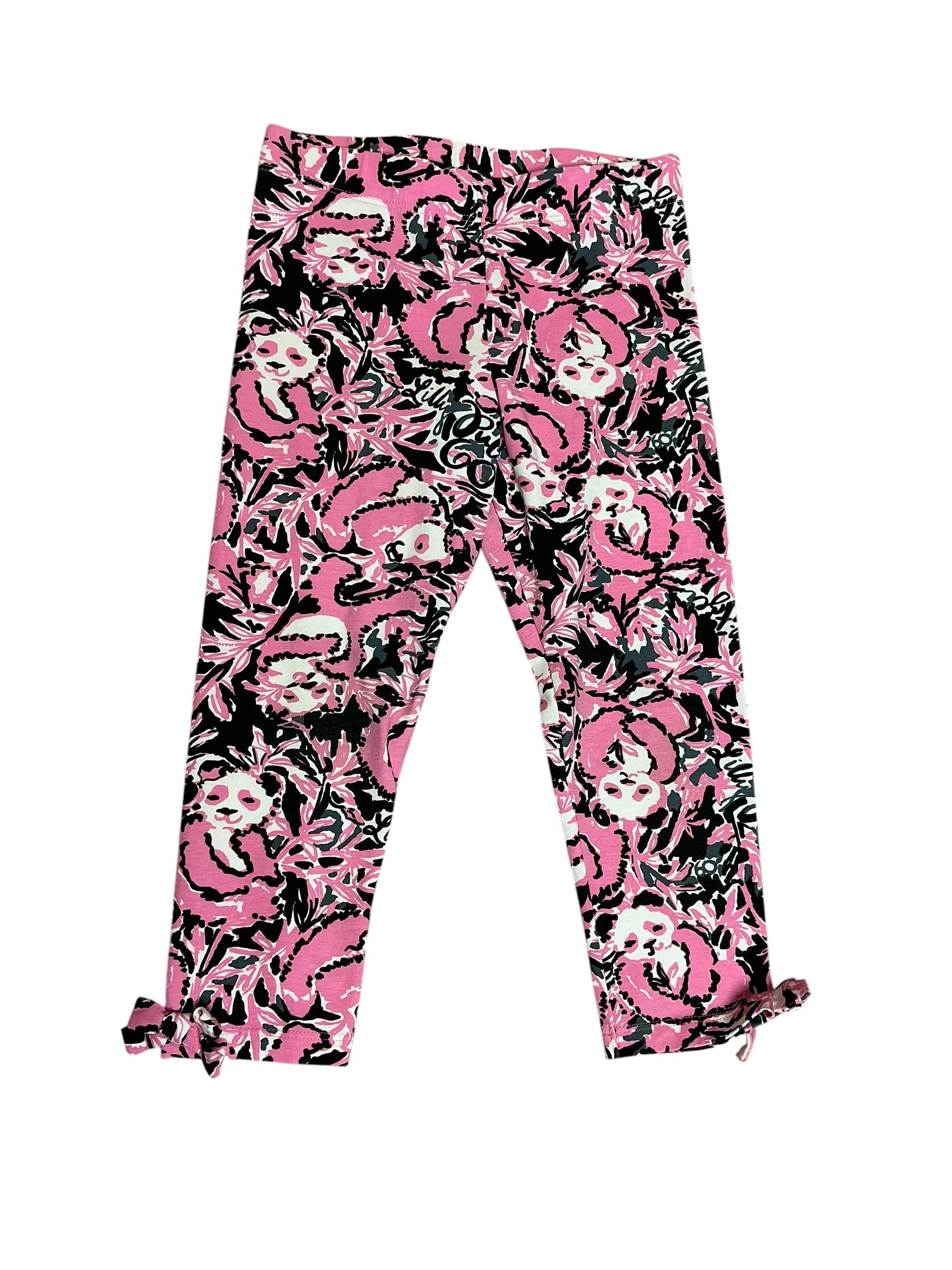 Lilly Pulitzer Girls Maia Legging Hangin With My Boo - Size M 6-7