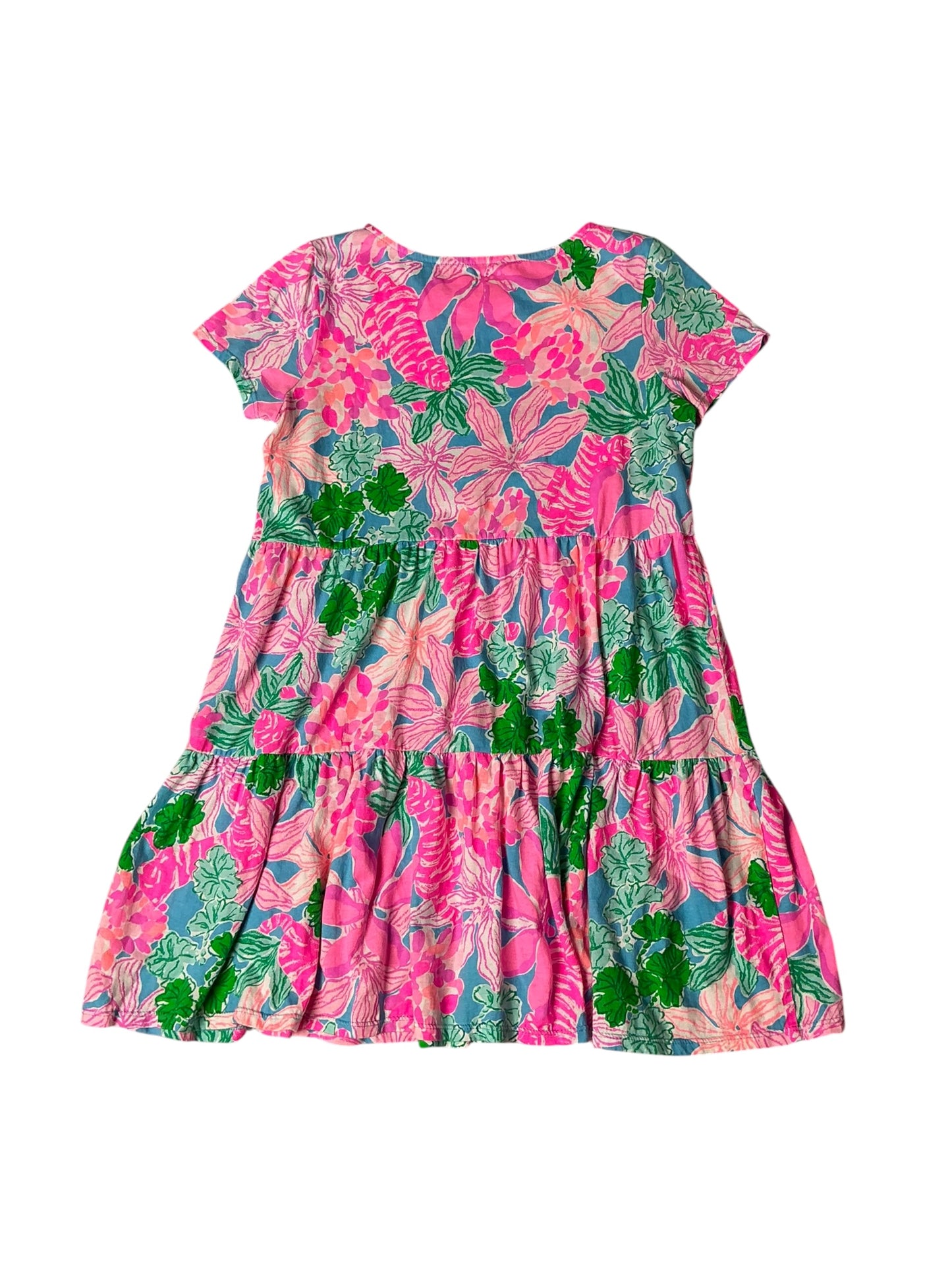 Lilly Pulitzer Girls Mini Geanna Swing Dress Splashdance - Size XL (12-14)