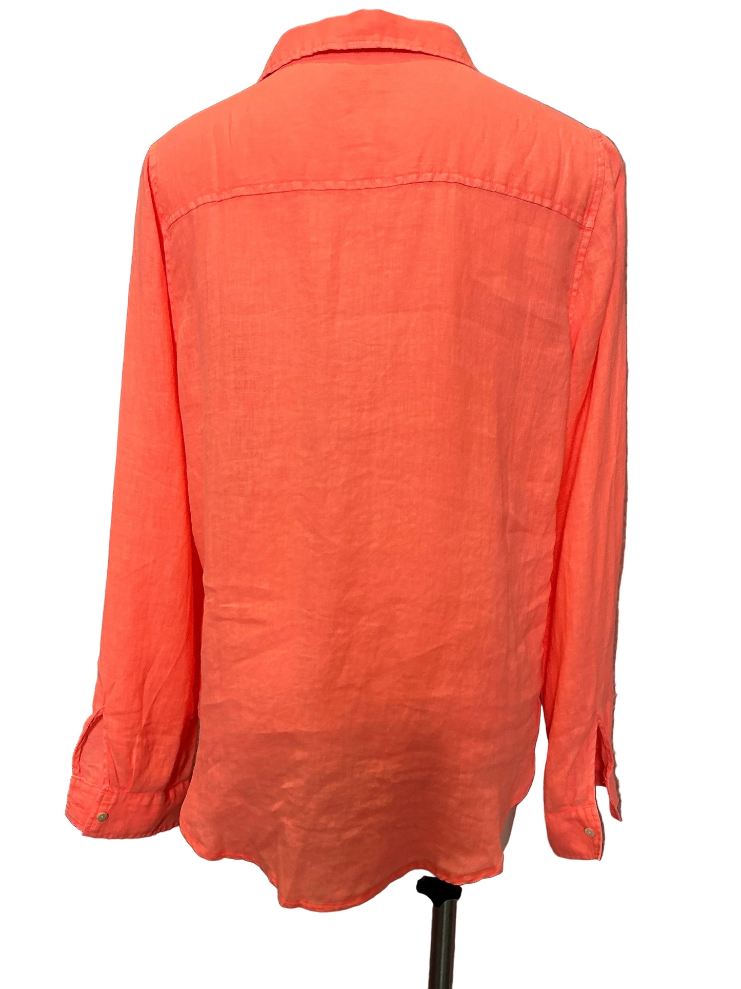 Lilly Pulitzer NWT Sea View Button Down Linen Top PB Bellini- Size XL