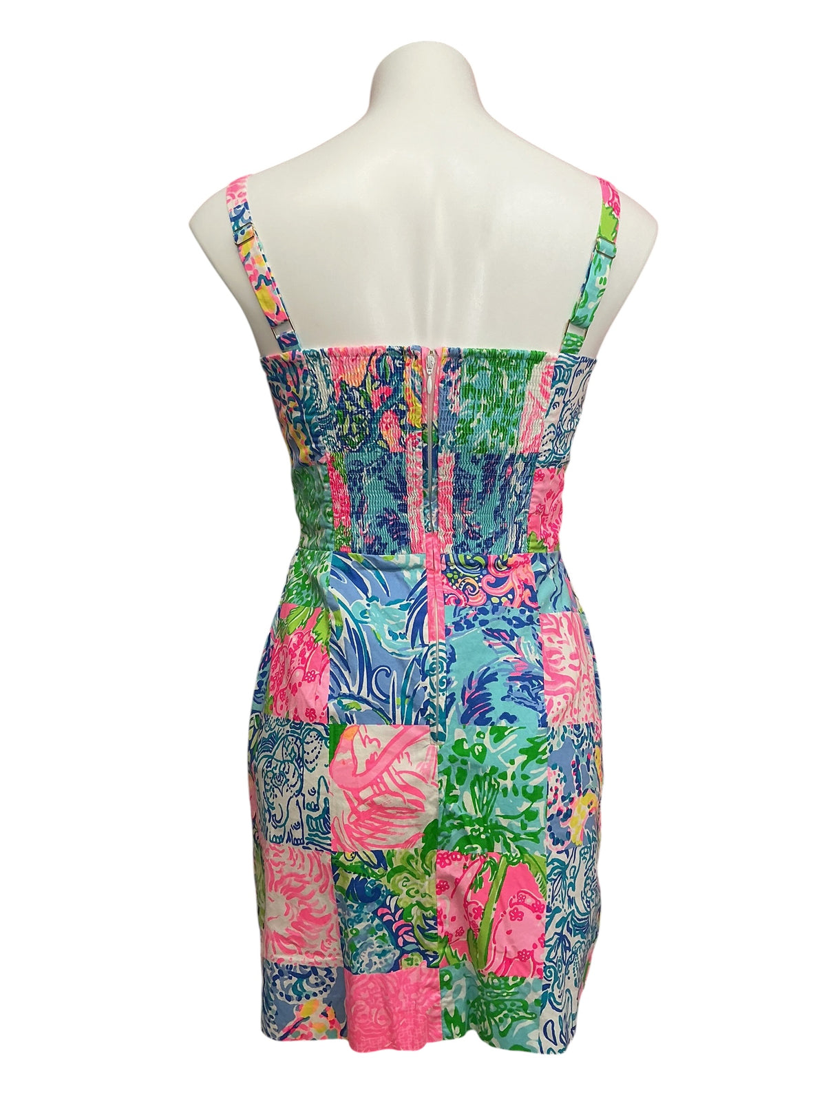 Lilly Pulitzer Jesse Romper Back Together Again Patch - Size 4