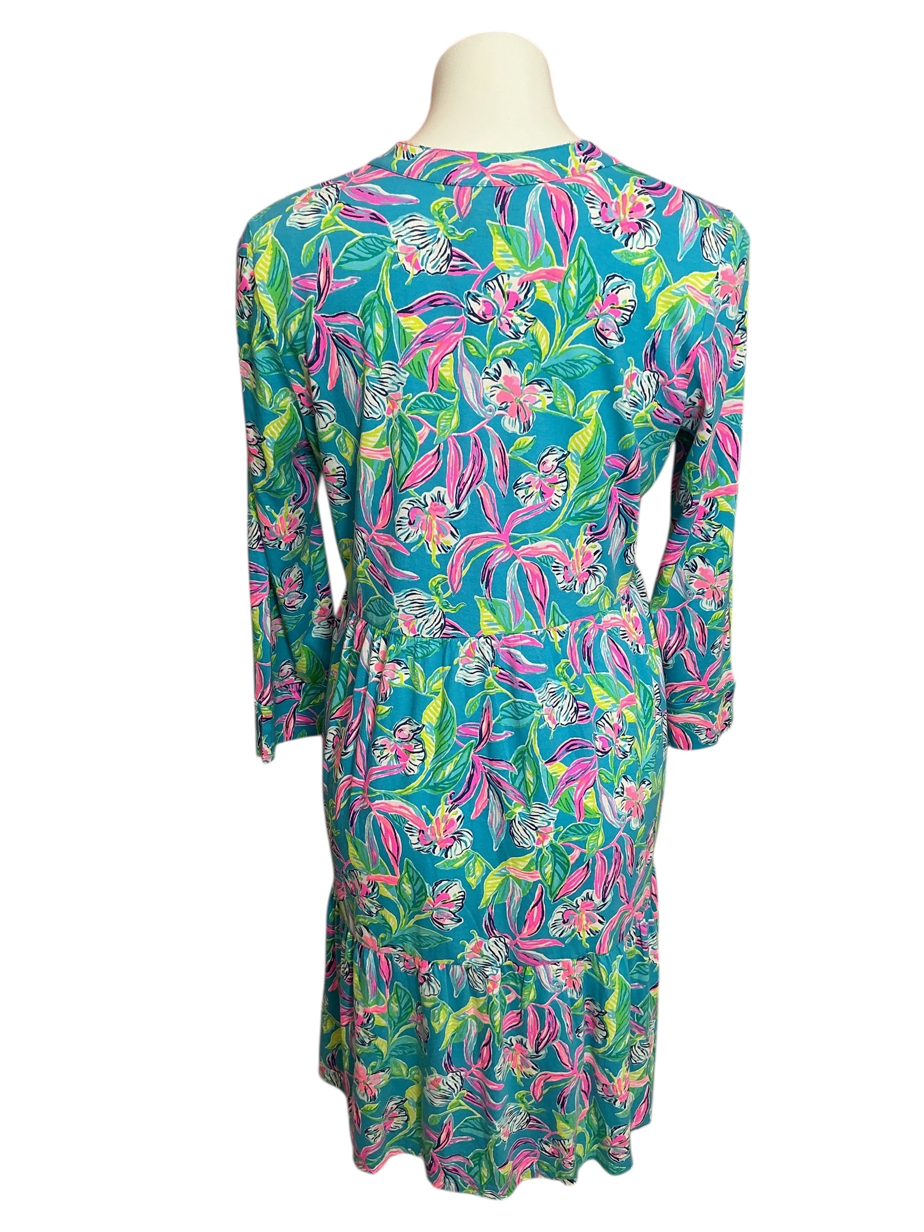 Lilly Pulitzer Alaina Swing Dress Keep On Beleafing - Size M