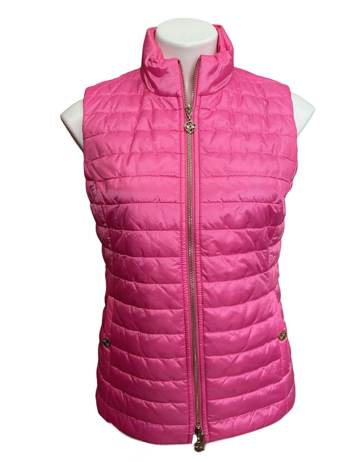 Lilly Pulitzer Elyn Puffer Vest Pandamonium - Size S
