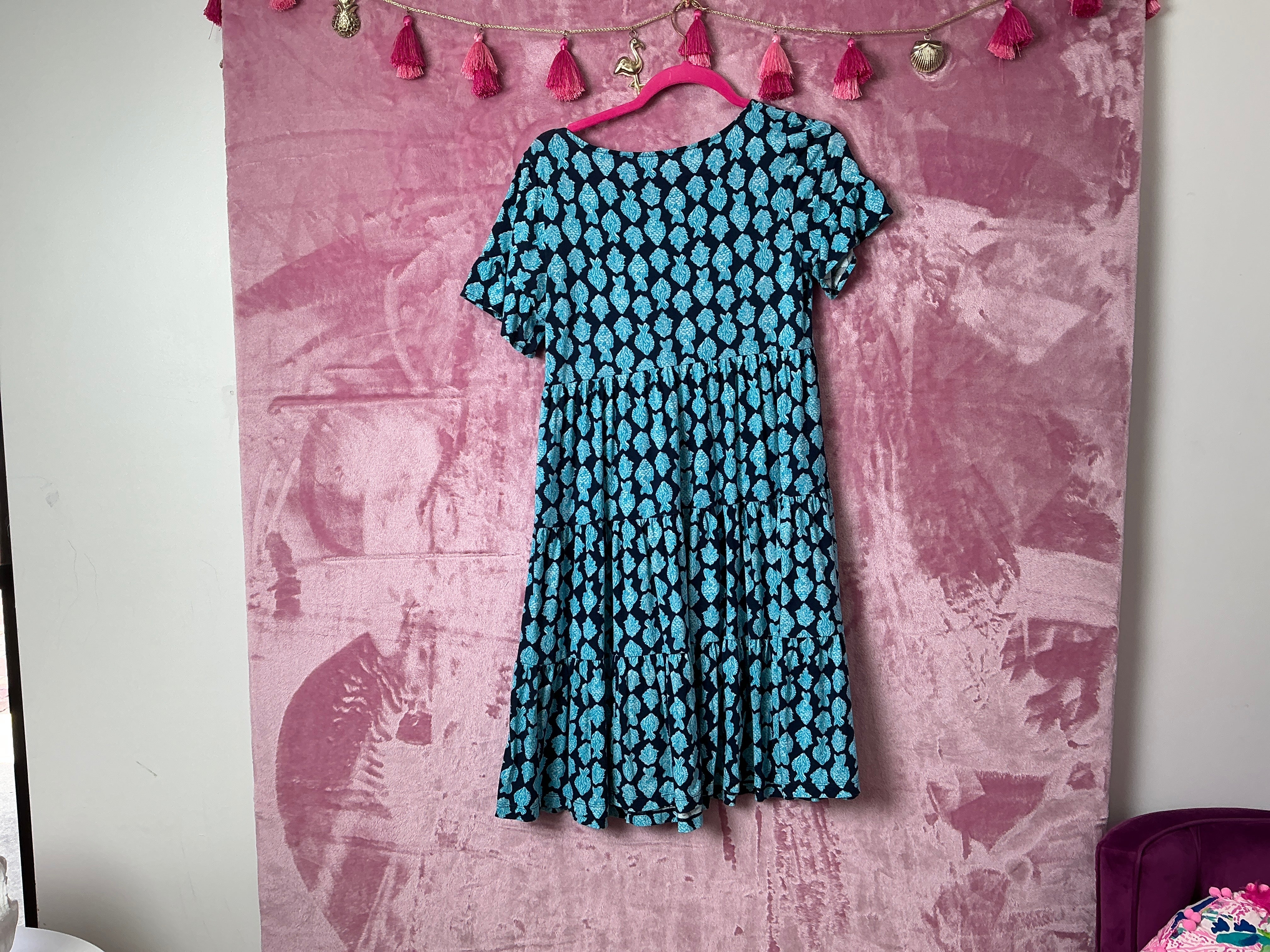 Lilly Pulitzer Jodee Swing Dress - Any Fin For You - Size XS