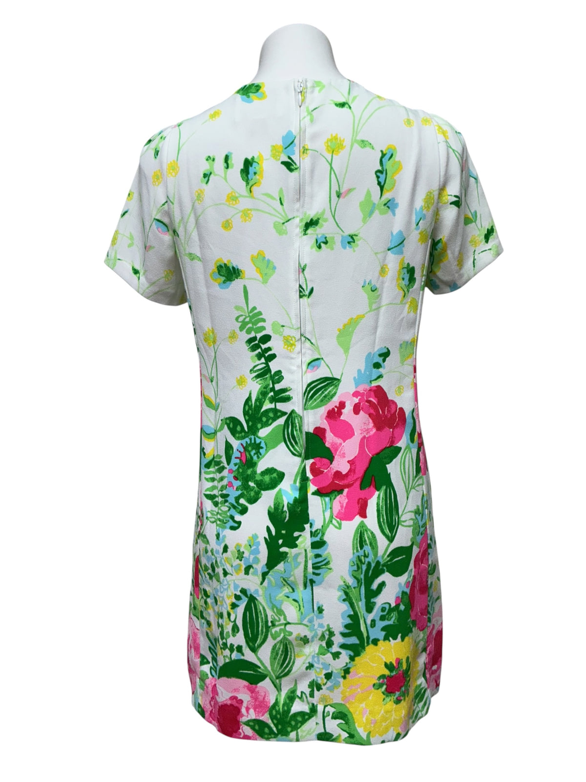 Lilly Pulitzer NWT Edita Short Sleeve Shift Dress Multi Poppy Party Engineered - Size 00