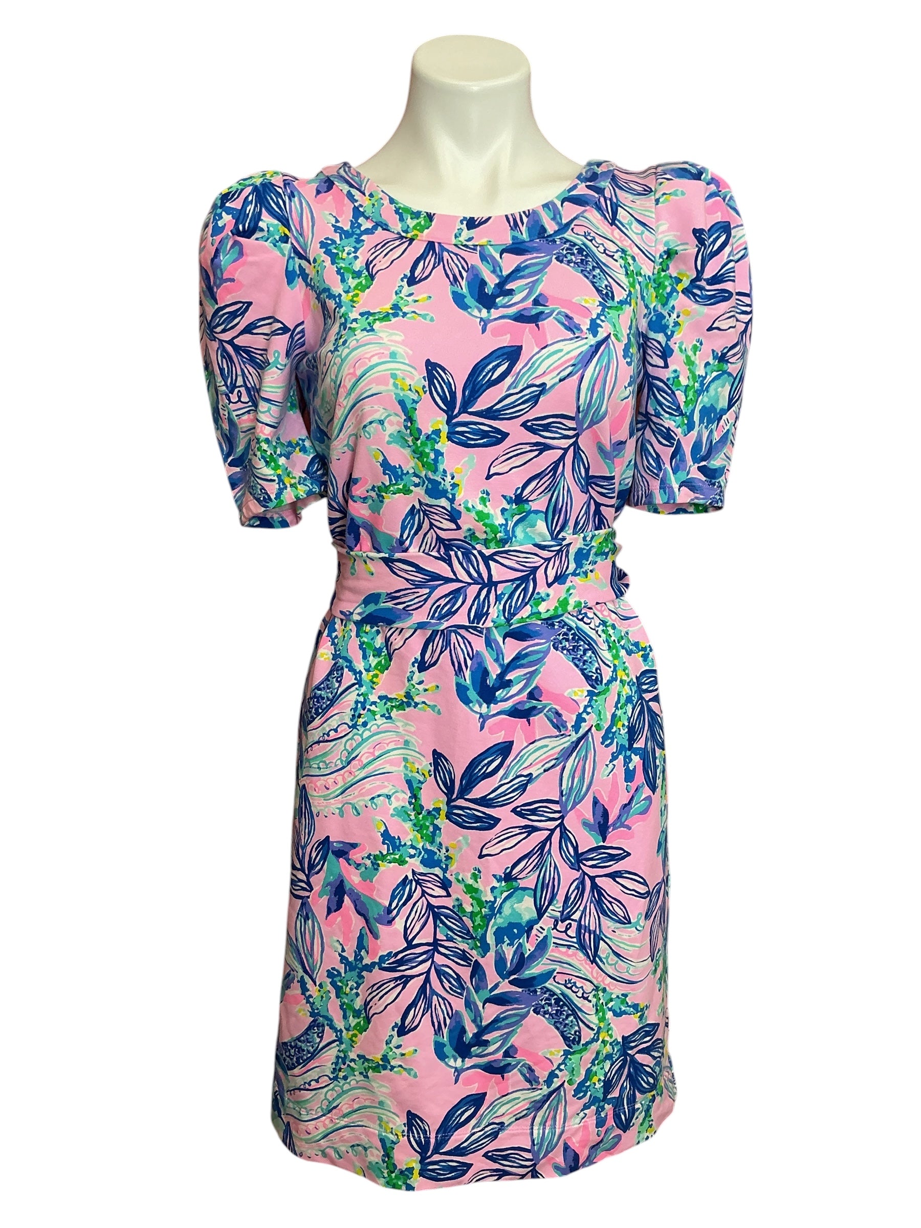 Lilly Pulitzer Harriet Dress Mandevilla Baby Paradise Petals - Size S