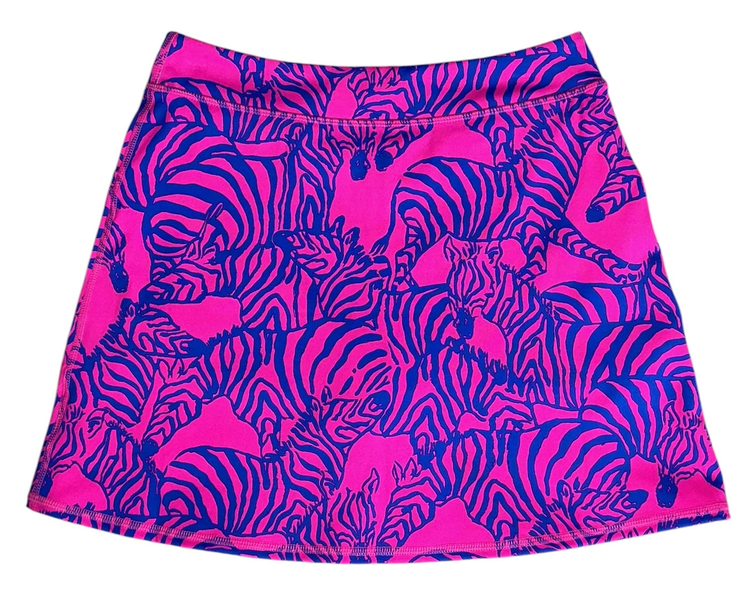 Lilly Pulitzer NWT Girls Mini Maryana Skort UPF 50+ Passion Fruit Pink Wild Nights - Size XL (12-14)