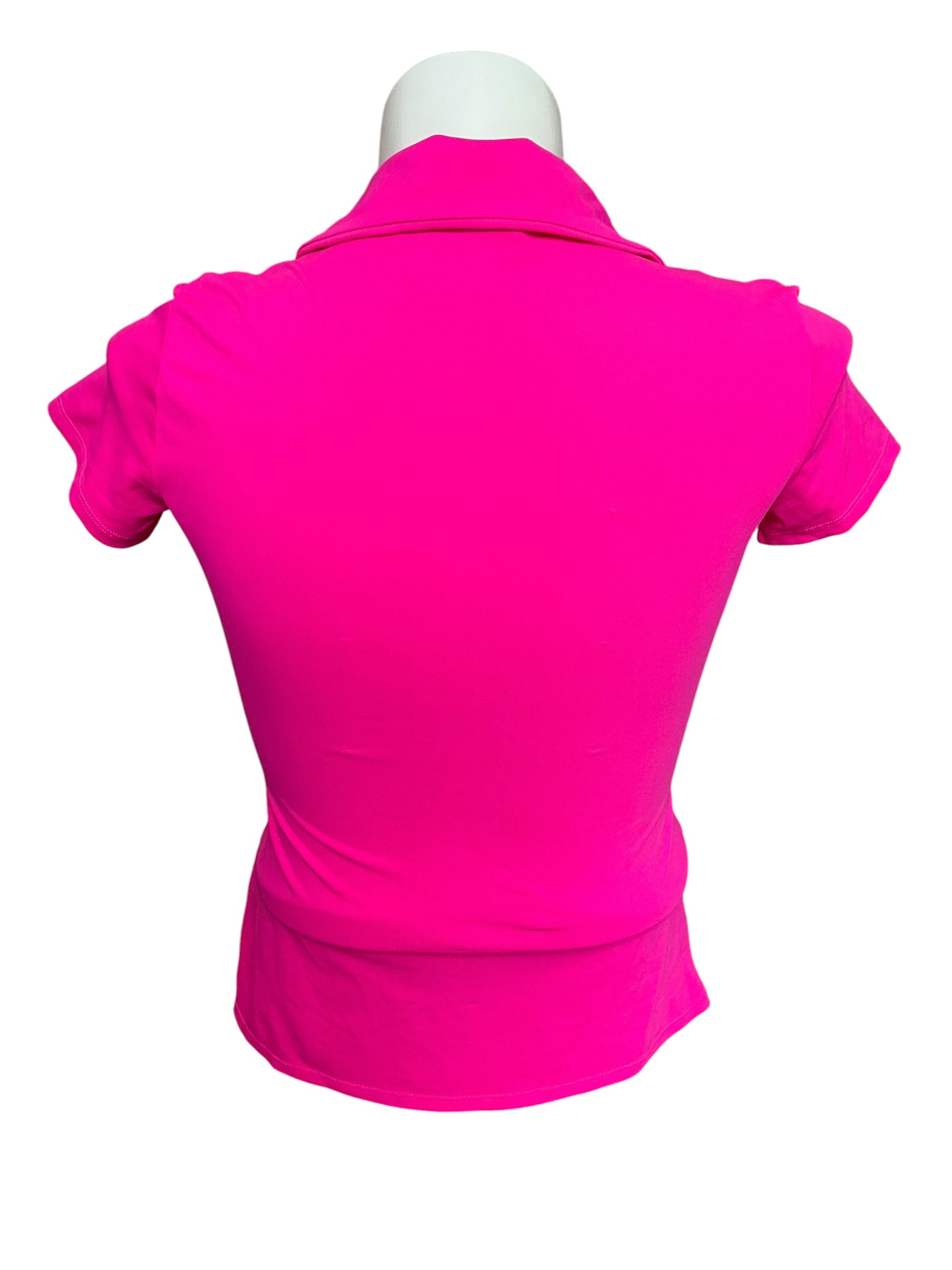 Lilly Pulitzer NWT Frida Half Zip Polo UPF 50+ Parigi Pink - Size S