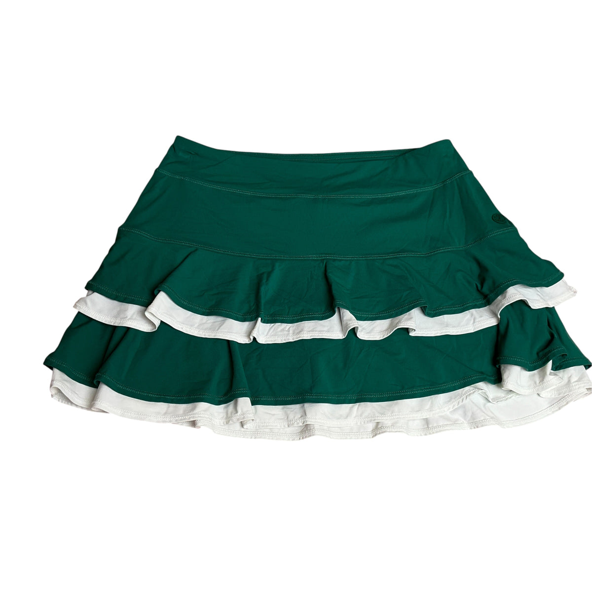 Lilly Pulitzer Luxletic Zela Skort Evergreen x Resort White - Size S