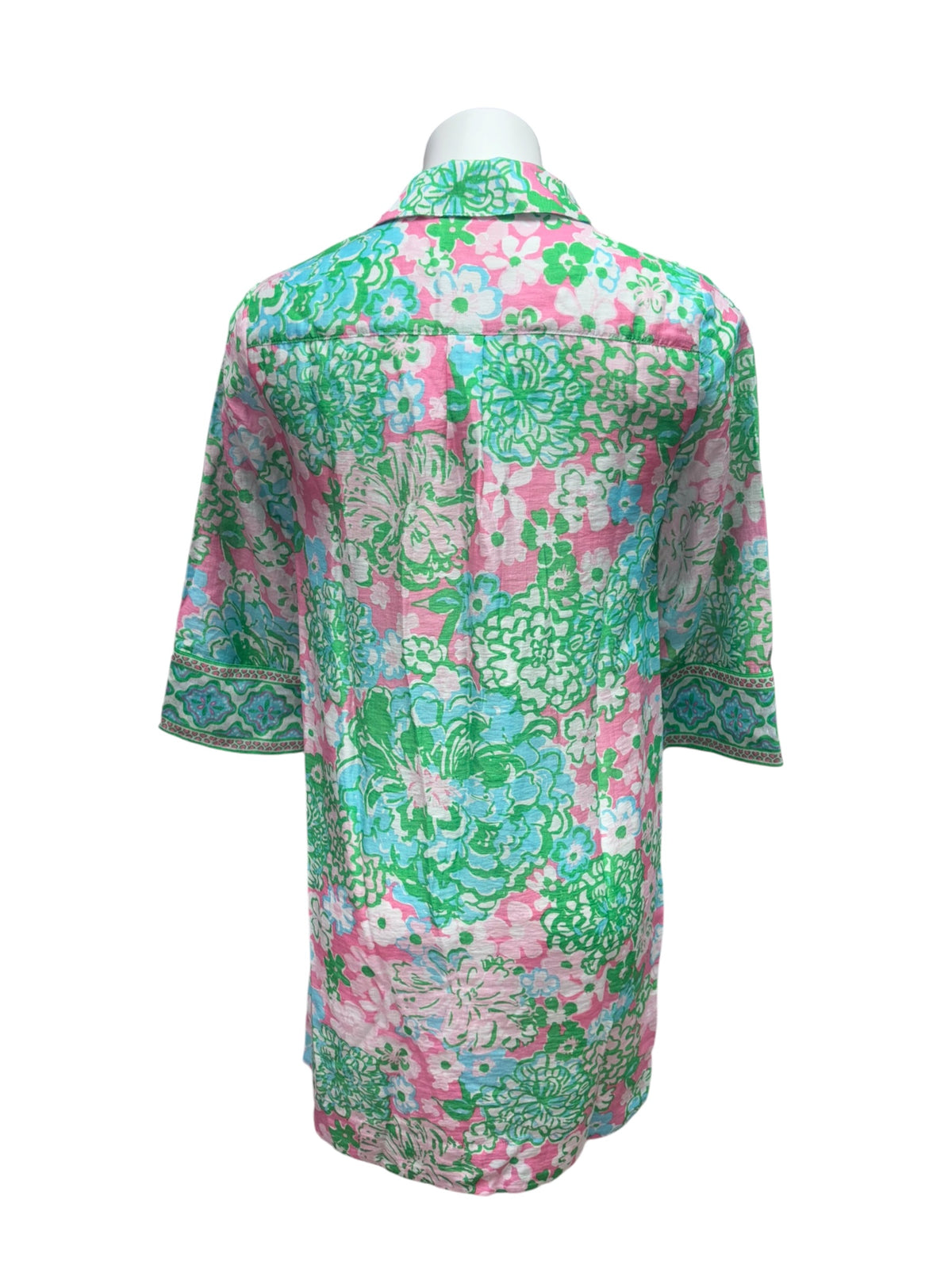 Lilly Pulitzer NWT Daphnie Tunic Dress Multi Plumes In Bloom Engineered - Size 00