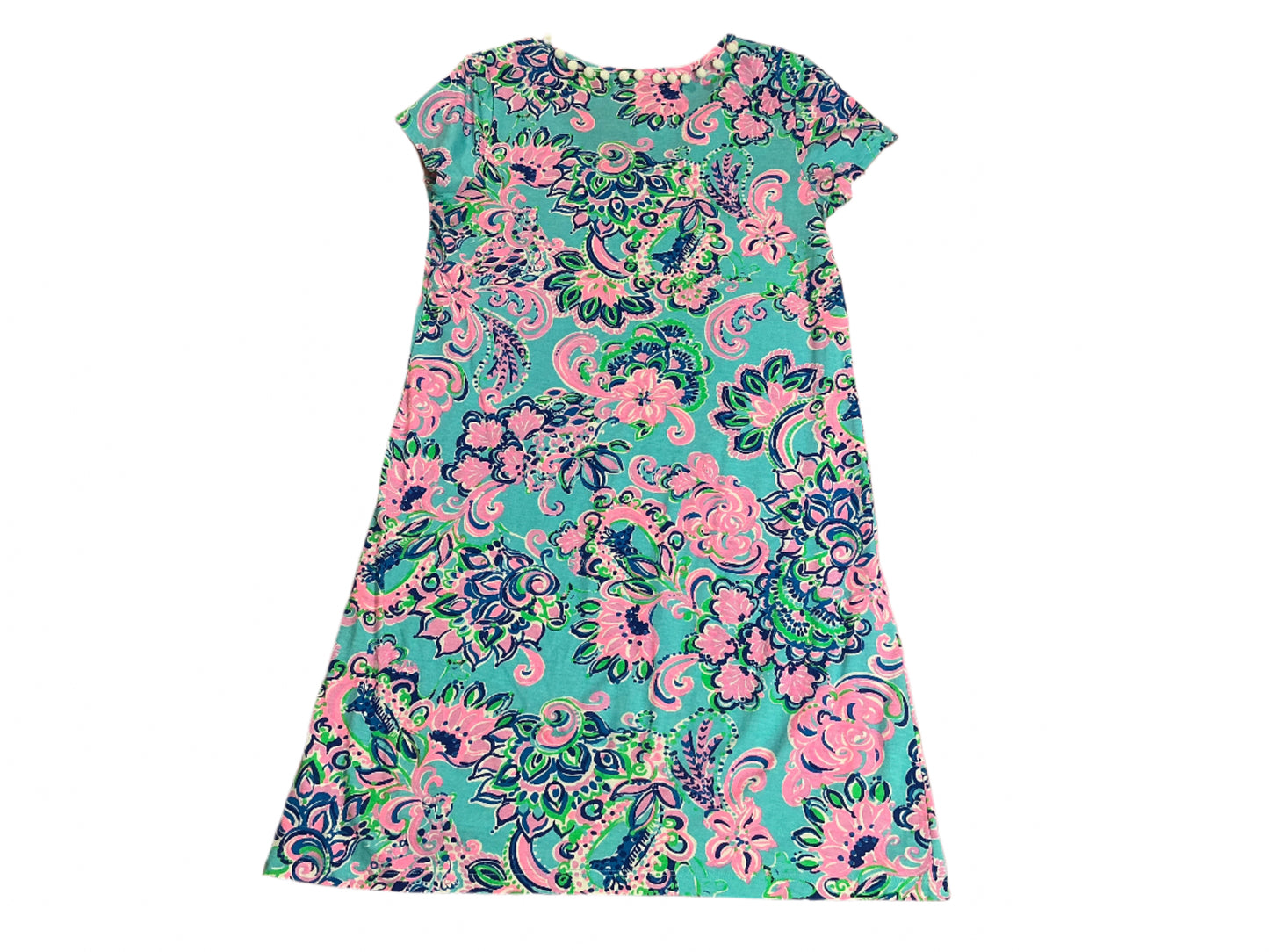 Lilly Pulitzer Etta Dress - Blue Horizon Lungle Sunrise - Size - XS