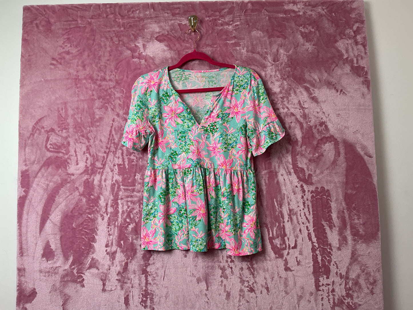 Lilly Pulitzer Short Sleeve Top - Size S