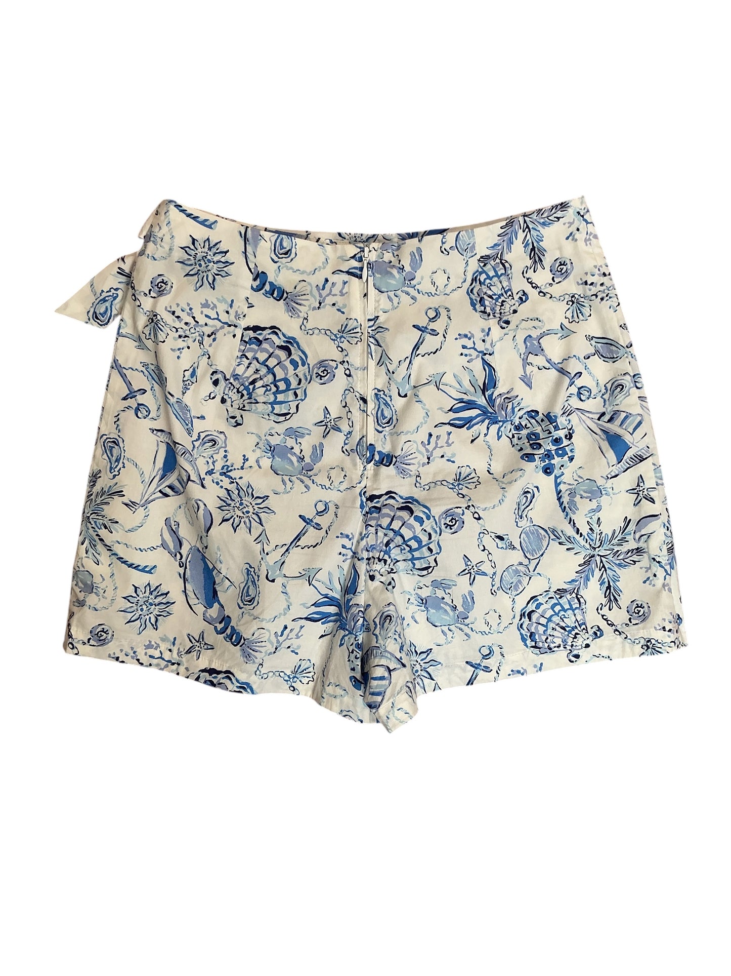 Lilly Pulitzer Alysia Mini Skort Resort White Barefoot Beachcombers - Size 4