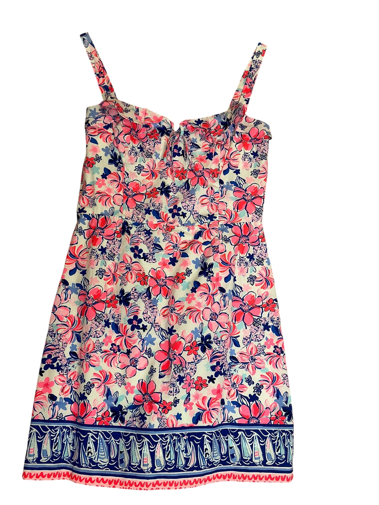 Lilly Pulitzer NWT Neola Romper Resort White Party Like A Lobster Engineered - Size 4