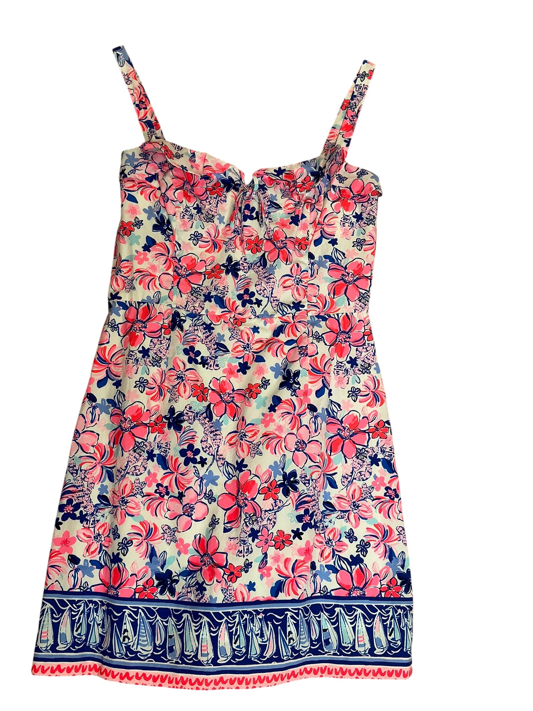 Lilly Pulitzer NWT Neola Romper Resort White Party Like A Lobster Engineered - Size 4