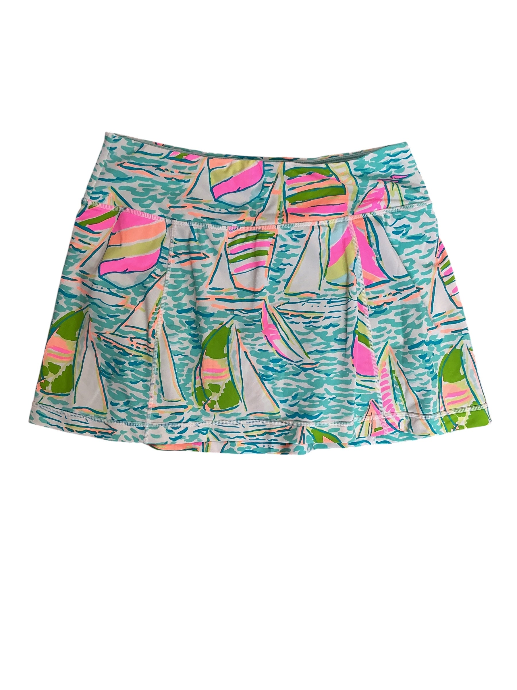 Lilly Pulitzer Lynnie Skort You Gotta Regatta - Size XS