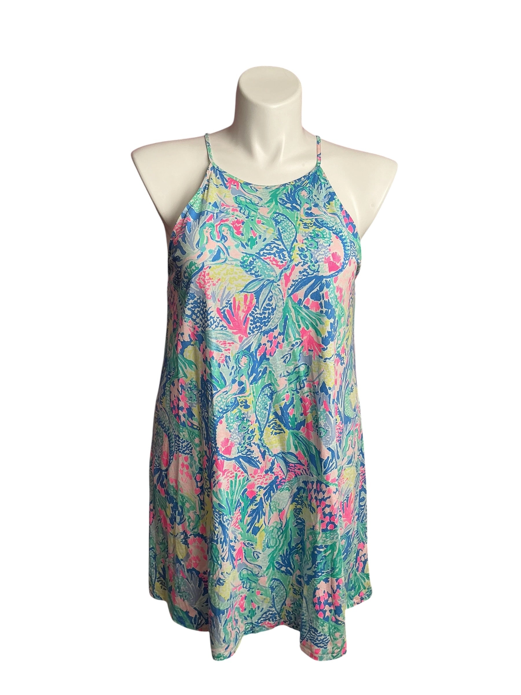 Lilly Pulitzer- Margot Swing Dress Multi Mermaid’s Cove Size L