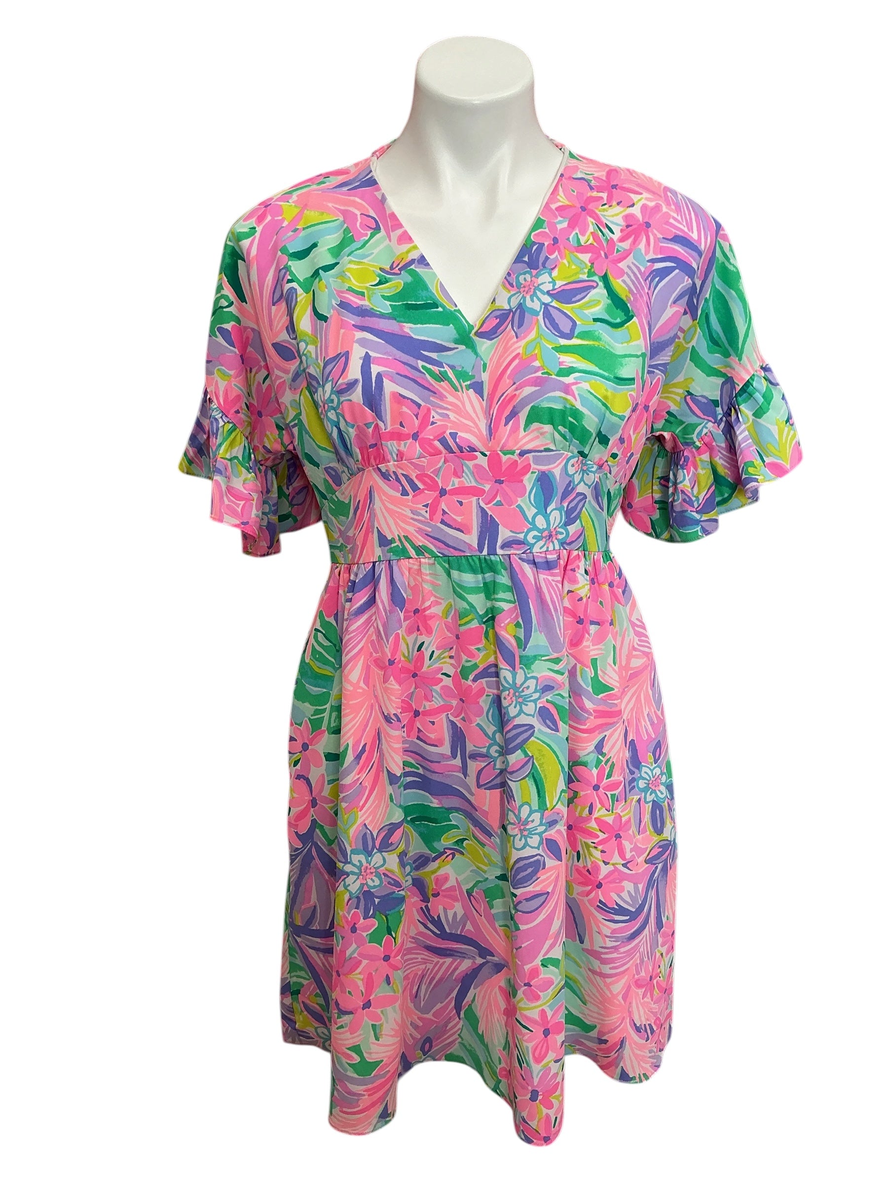 Lilly Pulitzer Blaire Stretch Dress It Was All A Dream - Size 8
