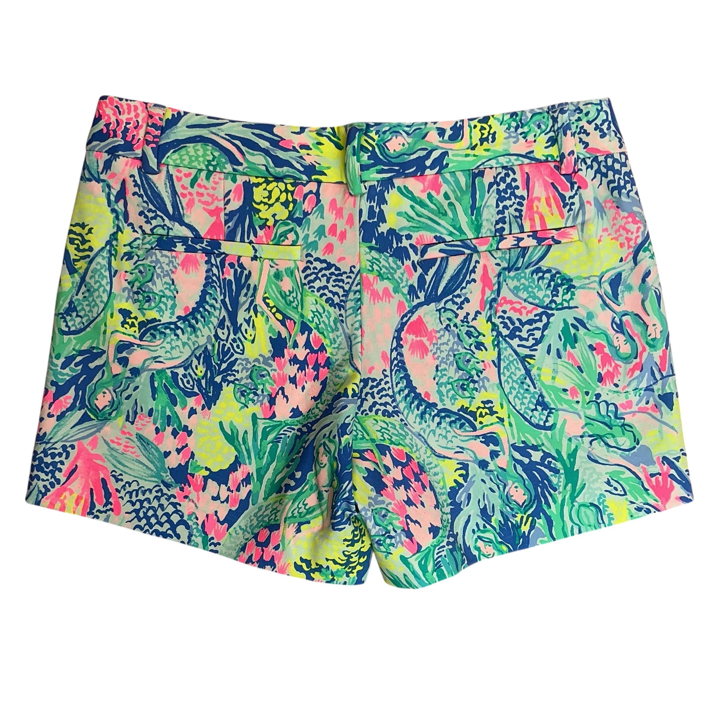 Lilly Pulitzer Callahan Stretch Shorts Mermaids Cove - Size 6