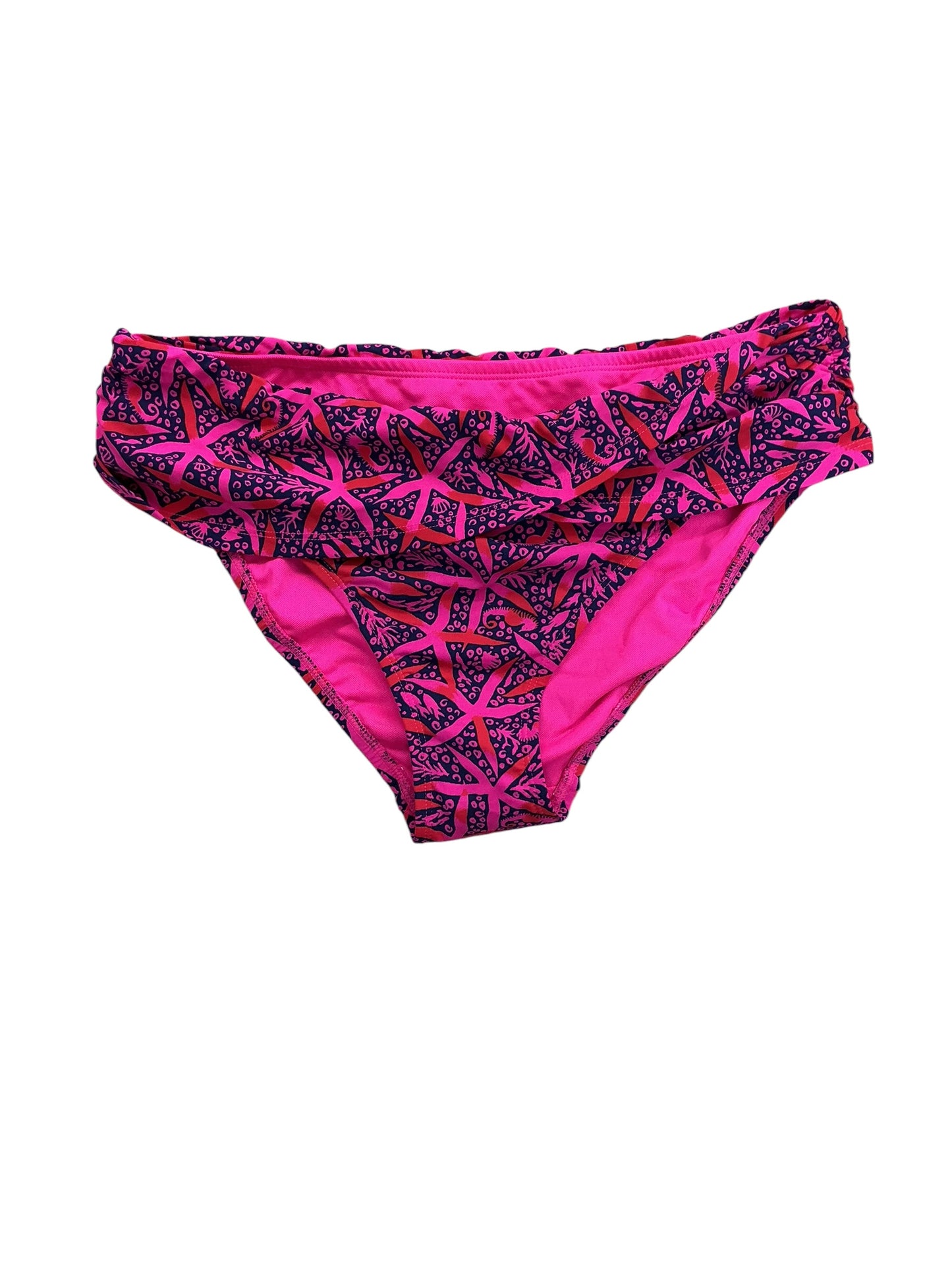 Lilly Pulitzer NWT Lagoon Sarong Hipster Bottoms Passion Fruit Pink Star Searching - Size 6