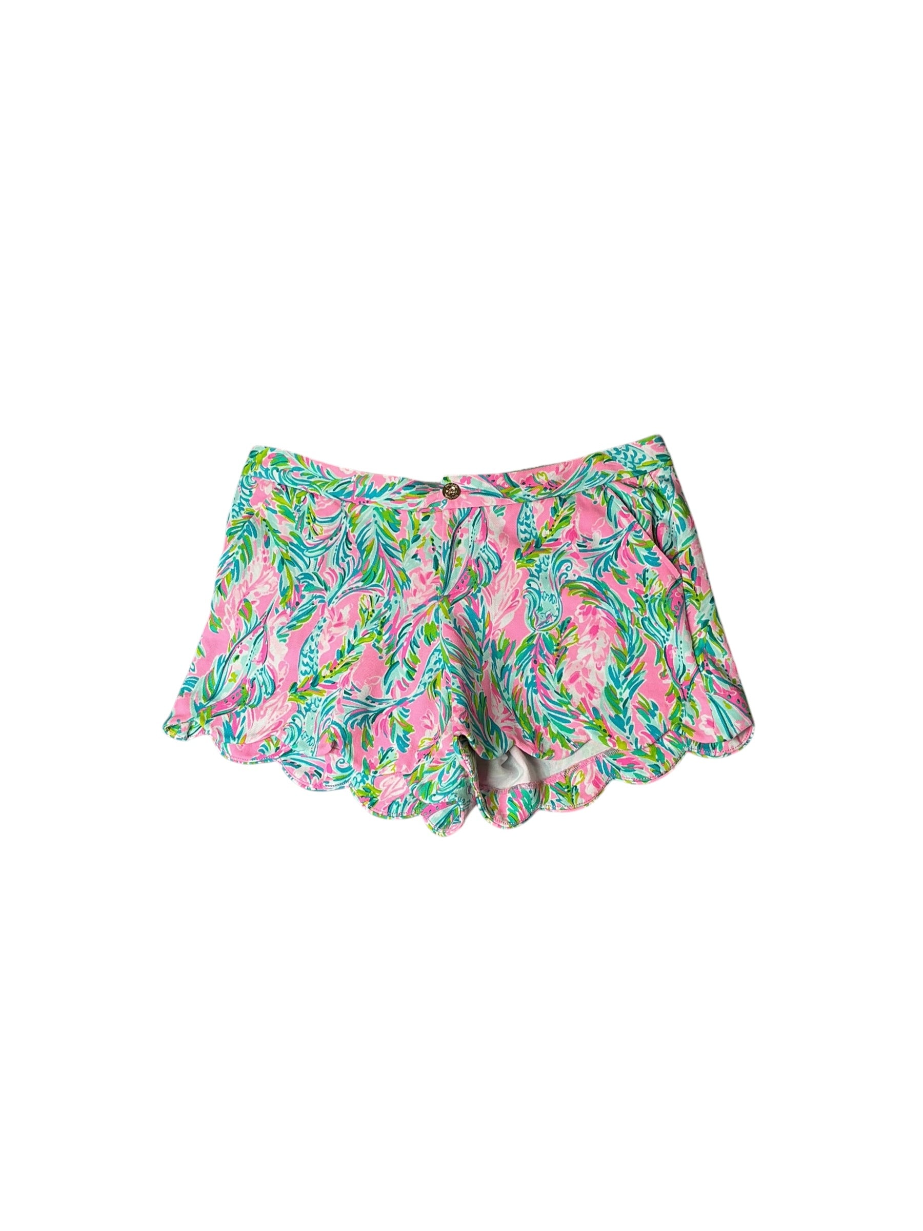 Lilly Pulitzer Buttercup Shorts Unicorn Of The Sea - Size 14